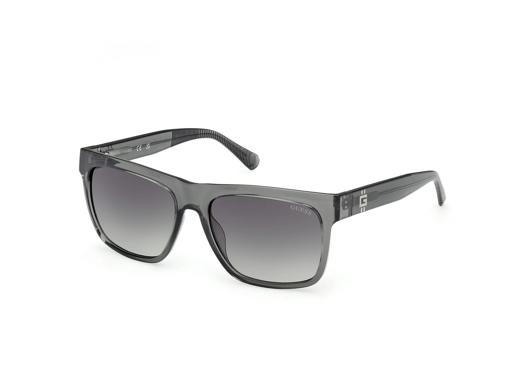 Guess GU00222 20B Occhiali da sole Iniettato Grigio Fumo Squadrata Normale - immagine 1