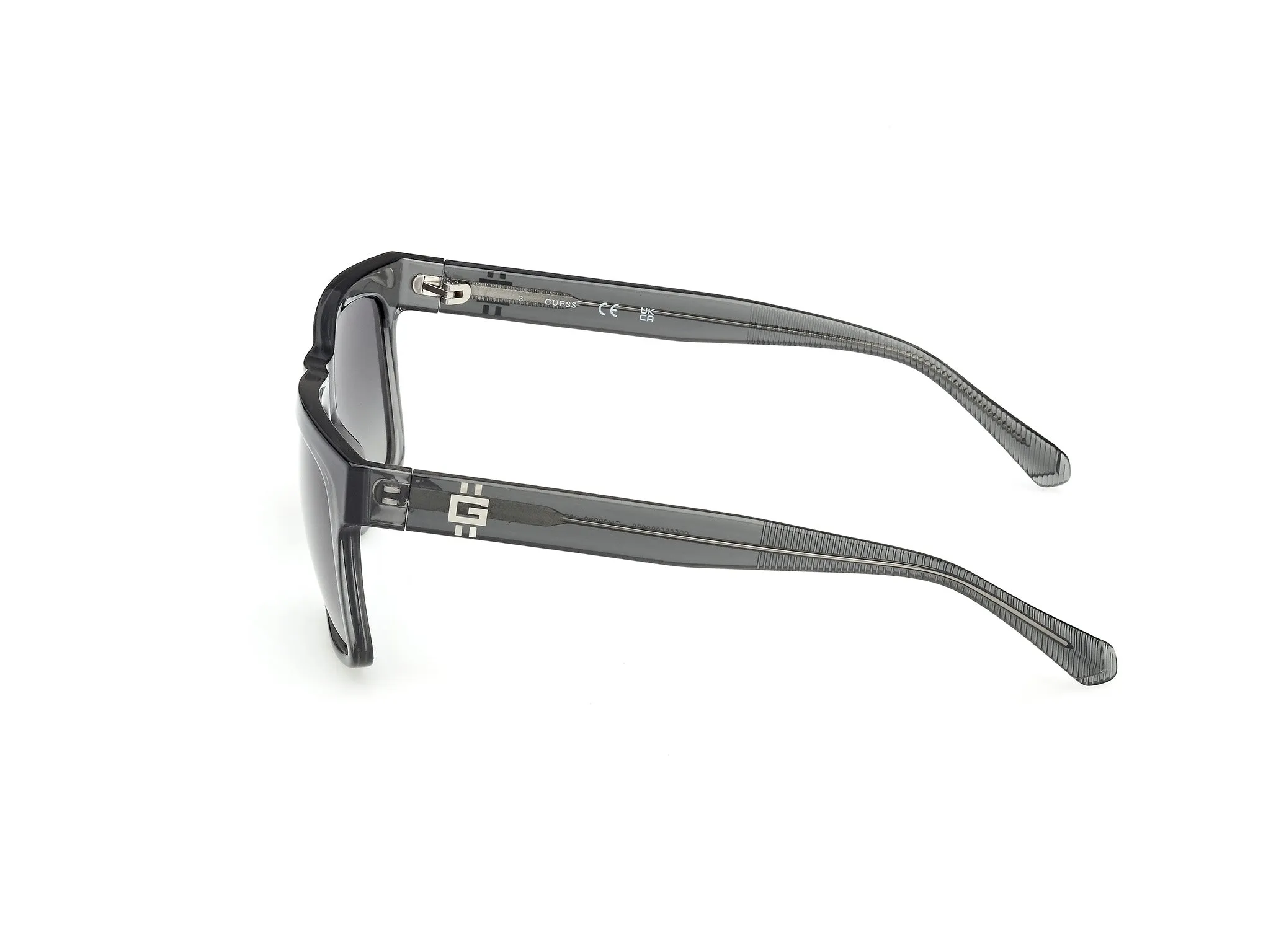 Guess GU00222 20B Occhiali da sole Iniettato Grigio Fumo Squadrata Normale - immagine 3
