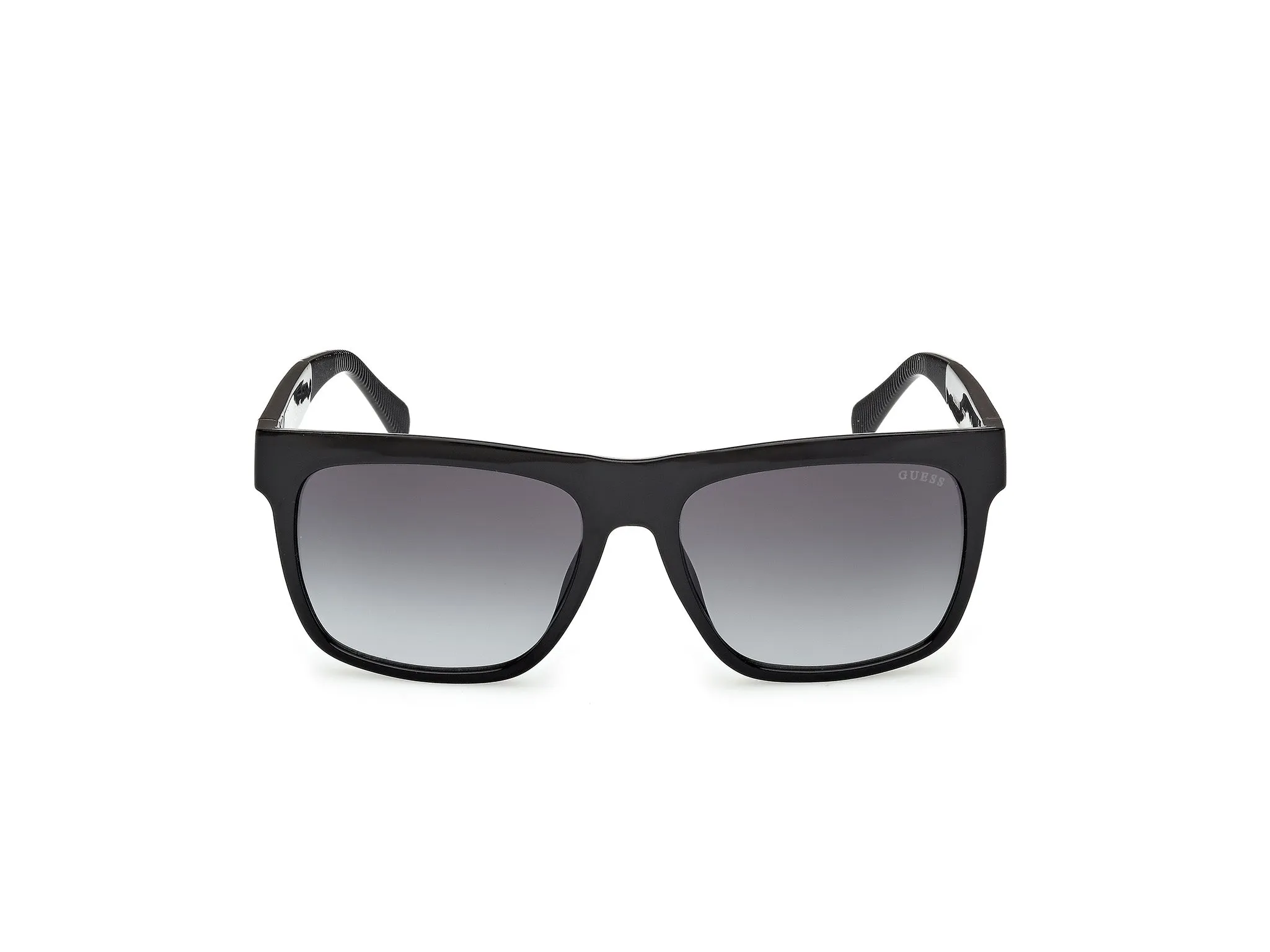 Guess GU00222 01B Occhiali da sole Iniettato Nero Fumo Squadrata Normale - immagine 2