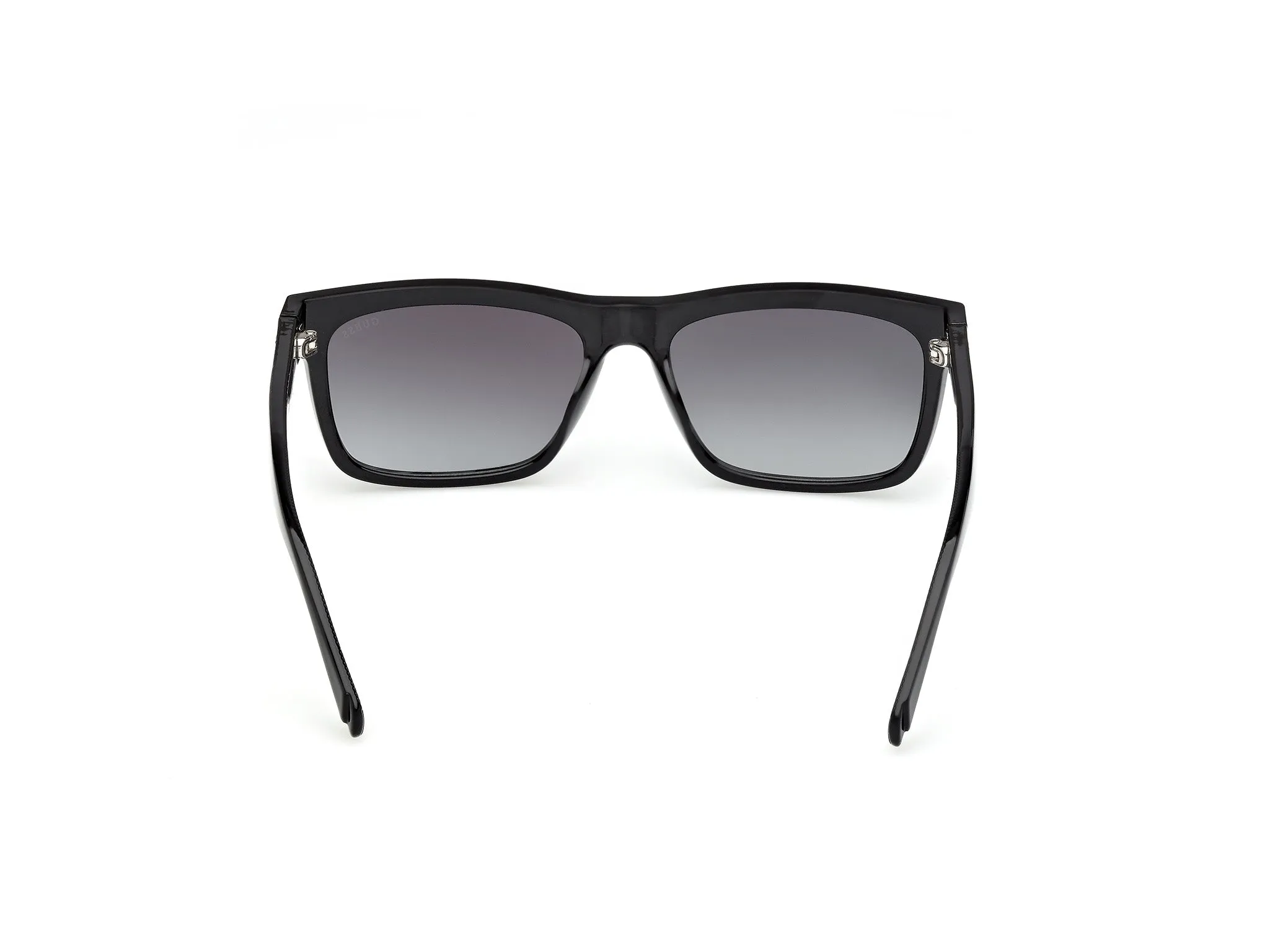 Guess GU00221 01B Occhiali da sole Iniettato Nero Fumo Squadrata Normale - immagine 4