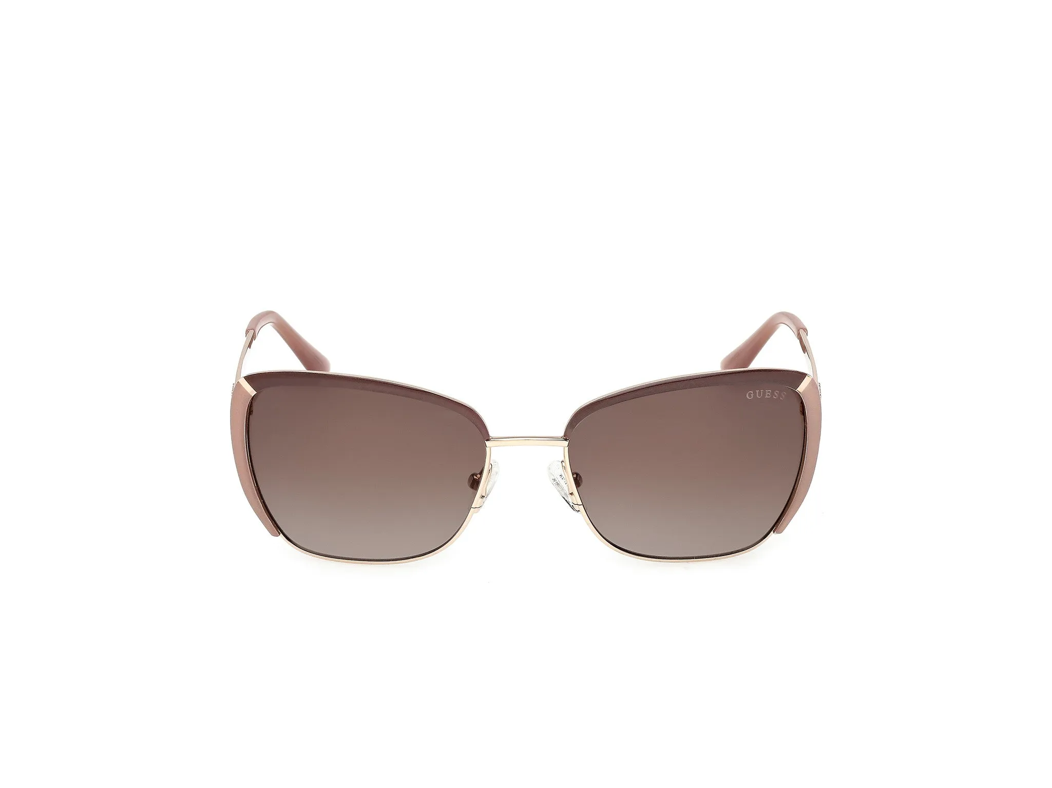 Guess GU00218 59F Occhiali da sole Metallo Oro Marrone Squadrata Normale - immagine 2