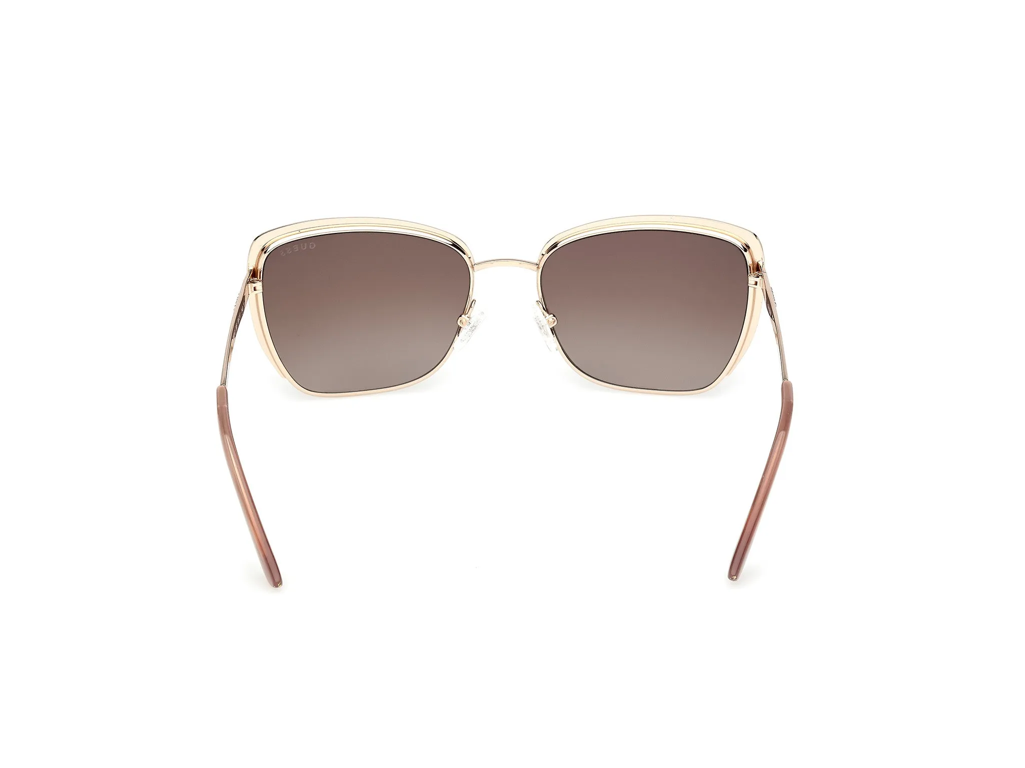 Guess GU00218 59F Occhiali da sole Metallo Oro Marrone Squadrata Normale - immagine 4
