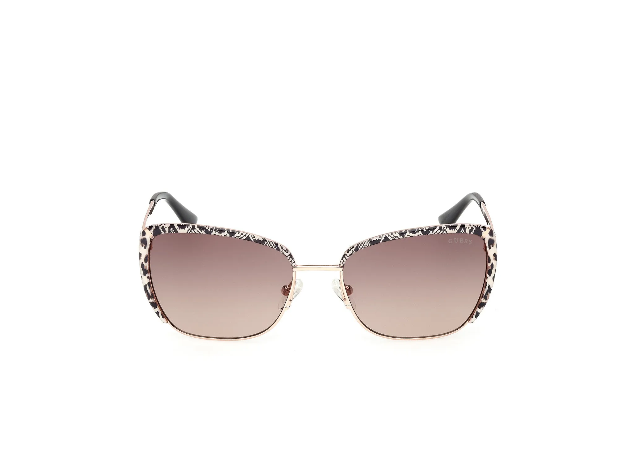 Guess GU00218 28F Occhiali da sole Metallo Oro Marrone Squadrata Normale - immagine 2
