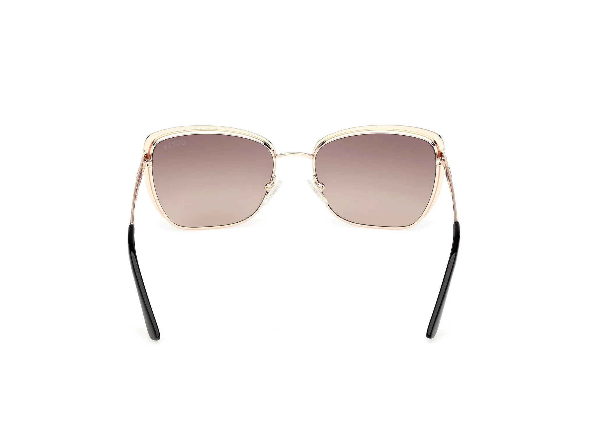Guess GU00218 28F Occhiali da sole Metallo Oro Marrone Squadrata Normale - immagine 4