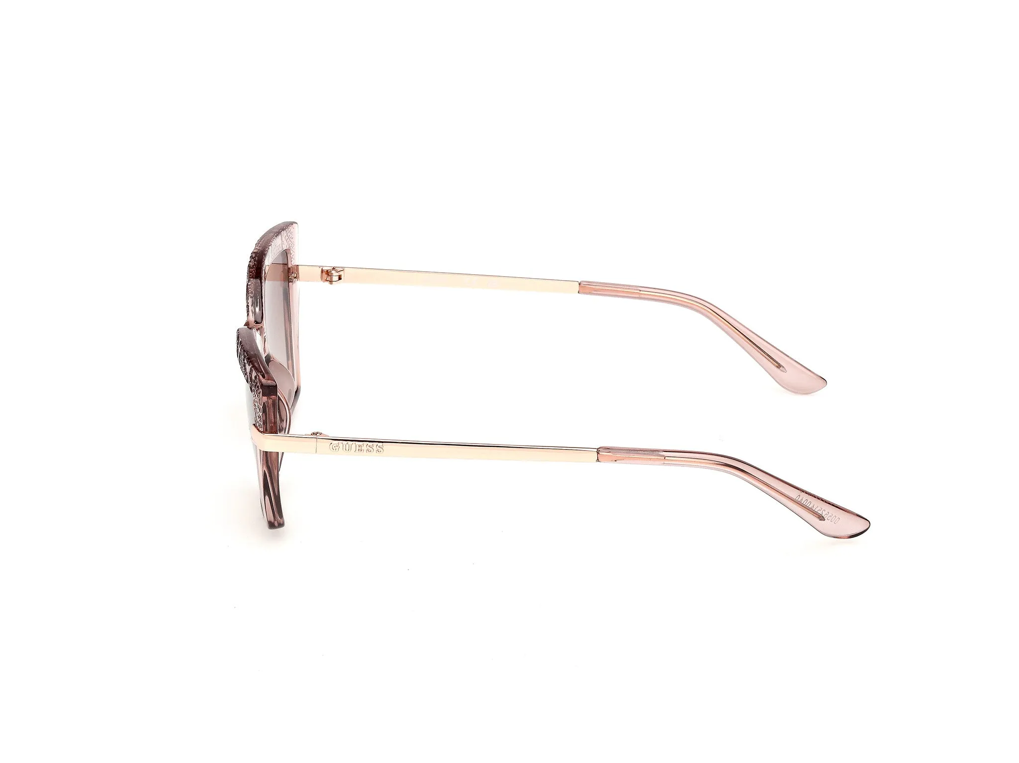 Guess GU00216 57F Occhiali da sole Iniettato Beige Marrone Squadrata Normale - immagine 3