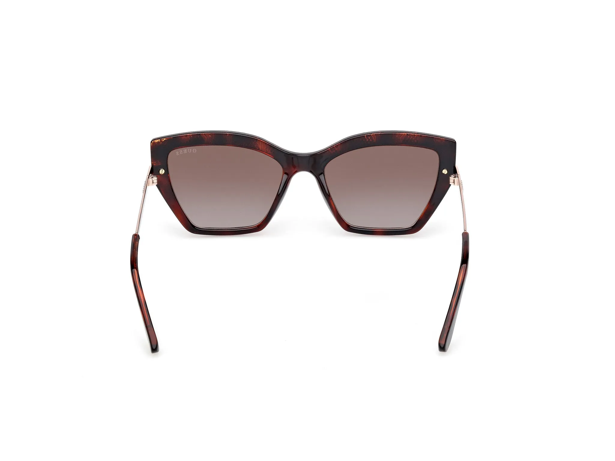 Guess GU00216 52F Occhiali da sole Iniettato Havana Marrone Squadrata Normale - immagine 4
