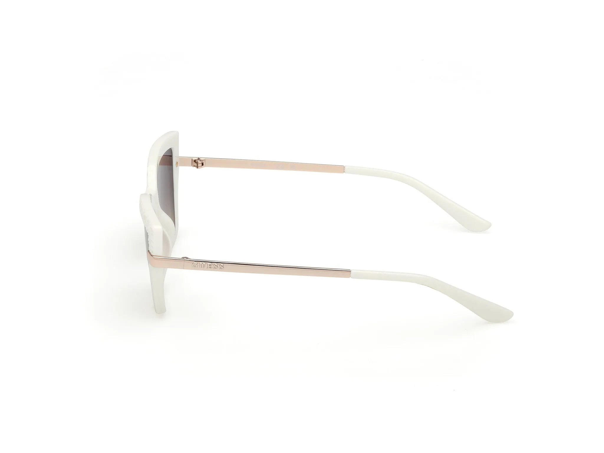 Guess GU00216 21B Occhiali da sole Iniettato Avorio Marrone Squadrata Normale - immagine 3