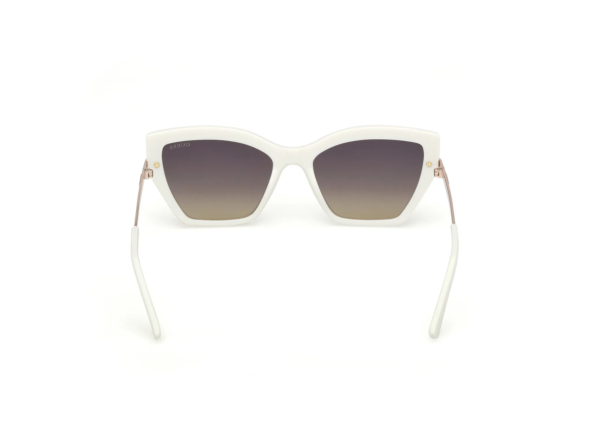 Guess GU00216 21B Occhiali da sole Iniettato Avorio Marrone Squadrata Normale - immagine 4