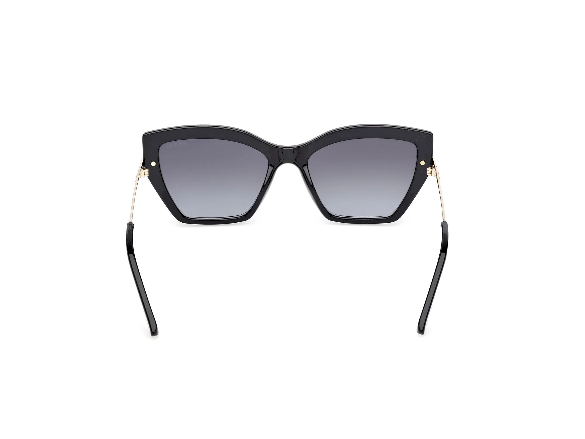 Guess GU00216 01B Occhiali da sole Iniettato Nero Fumo Squadrata Normale - immagine 4