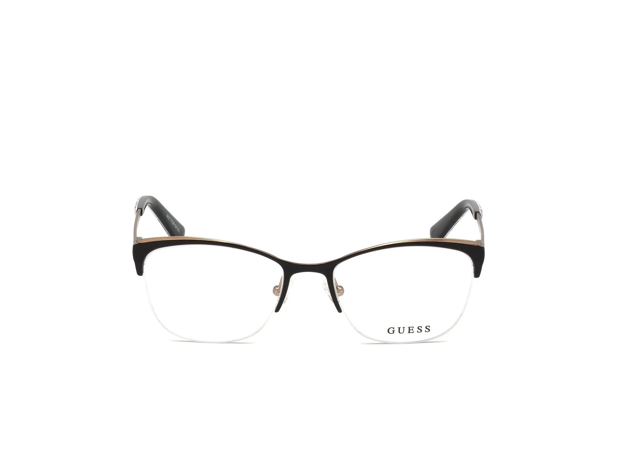 Guess GU2642 2 Montature da vista Nero Squadrata Normale - immagine 2