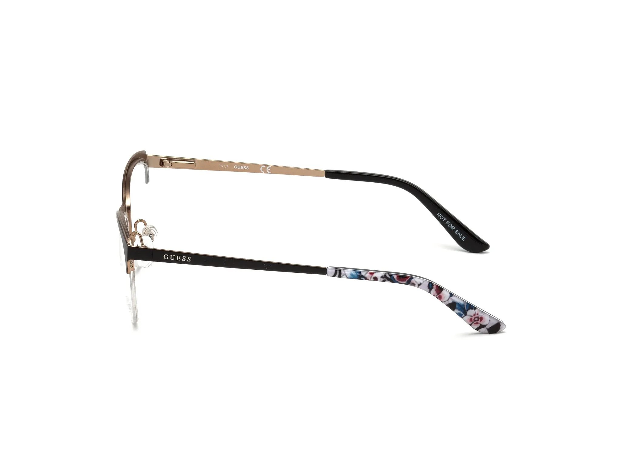 Guess GU2642 2 Montature da vista Nero Squadrata Normale - immagine 3