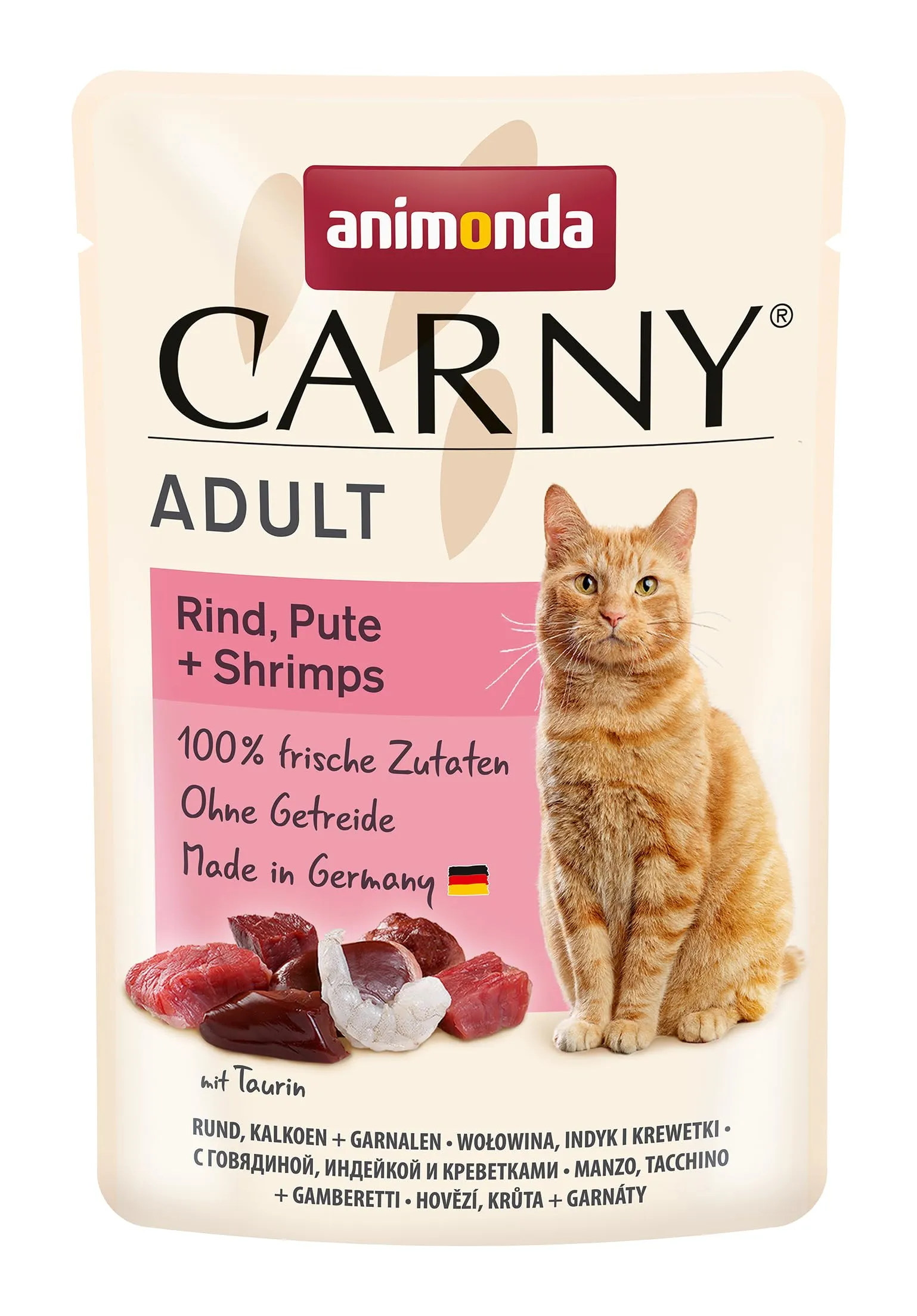 animonda Carny Adult, cibo umido per gatti, senza zucchero e senza cereali, Varietà Cuore Diversità della patria 8 x 85 g - immagine 5