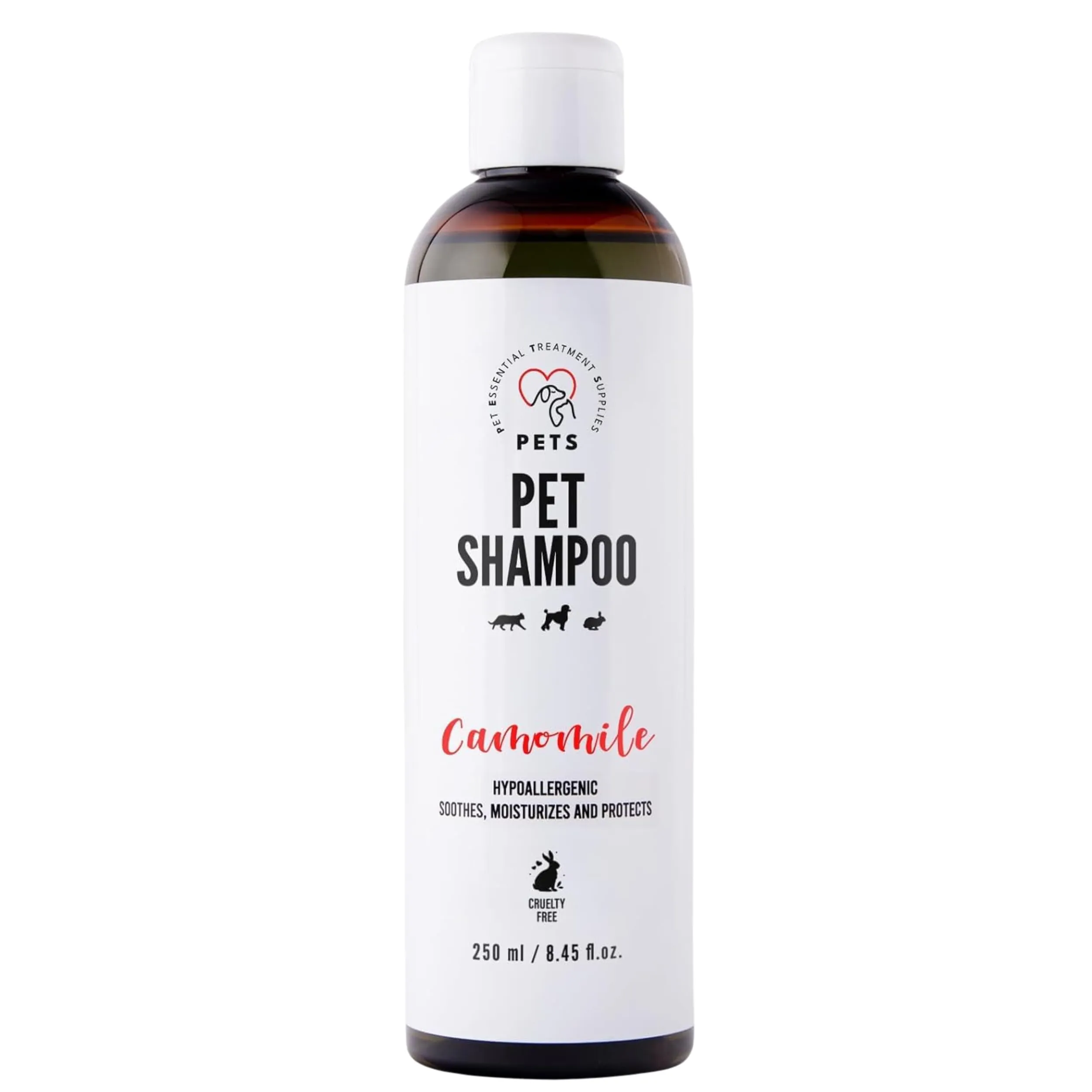 Shampoo per cani e gatti - Shampoo per cani per lucentezza e cura - Ideale per pelo e pelle sensibili - 250 ml - immagine 1