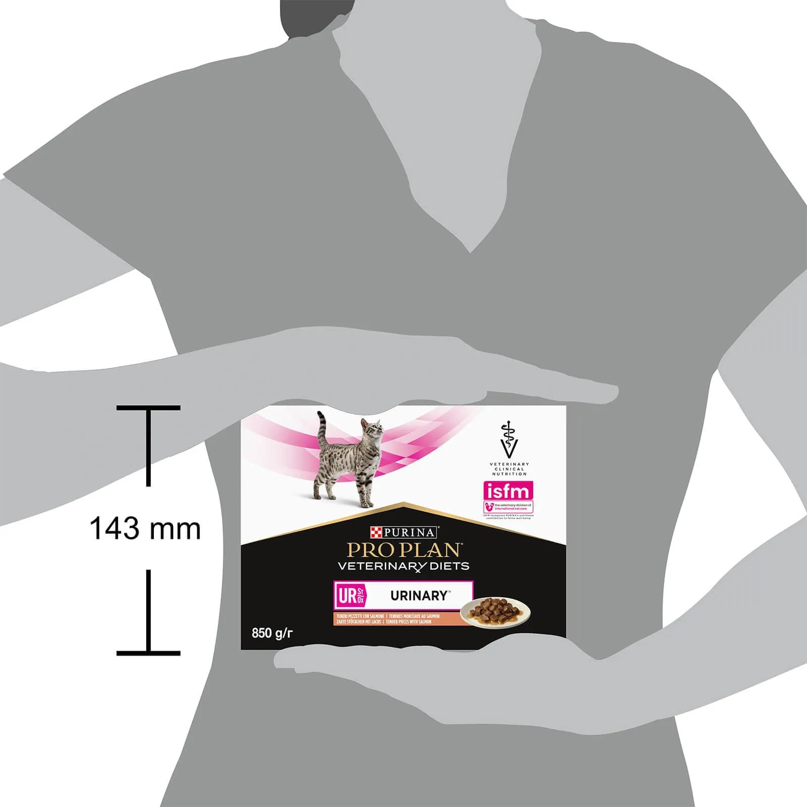 PRO PLAN Veterinary Diets UR St/Ox Urinary Salmone | Confezione Doppia | 2 x 10 x 85 g | Alimento dietetico completo per gatti adulti | Può contribuire alla dissoluzione dei calcoli di struvite - immagine 5