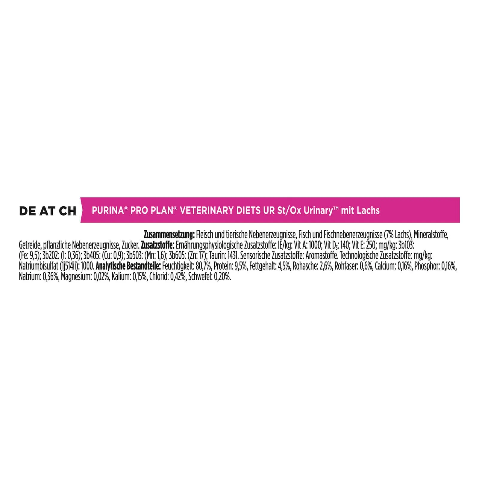 PRO PLAN Veterinary Diets UR St/Ox Urinary Salmone | Confezione Doppia | 2 x 10 x 85 g | Alimento dietetico completo per gatti adulti | Può contribuire alla dissoluzione dei calcoli di struvite - immagine 7