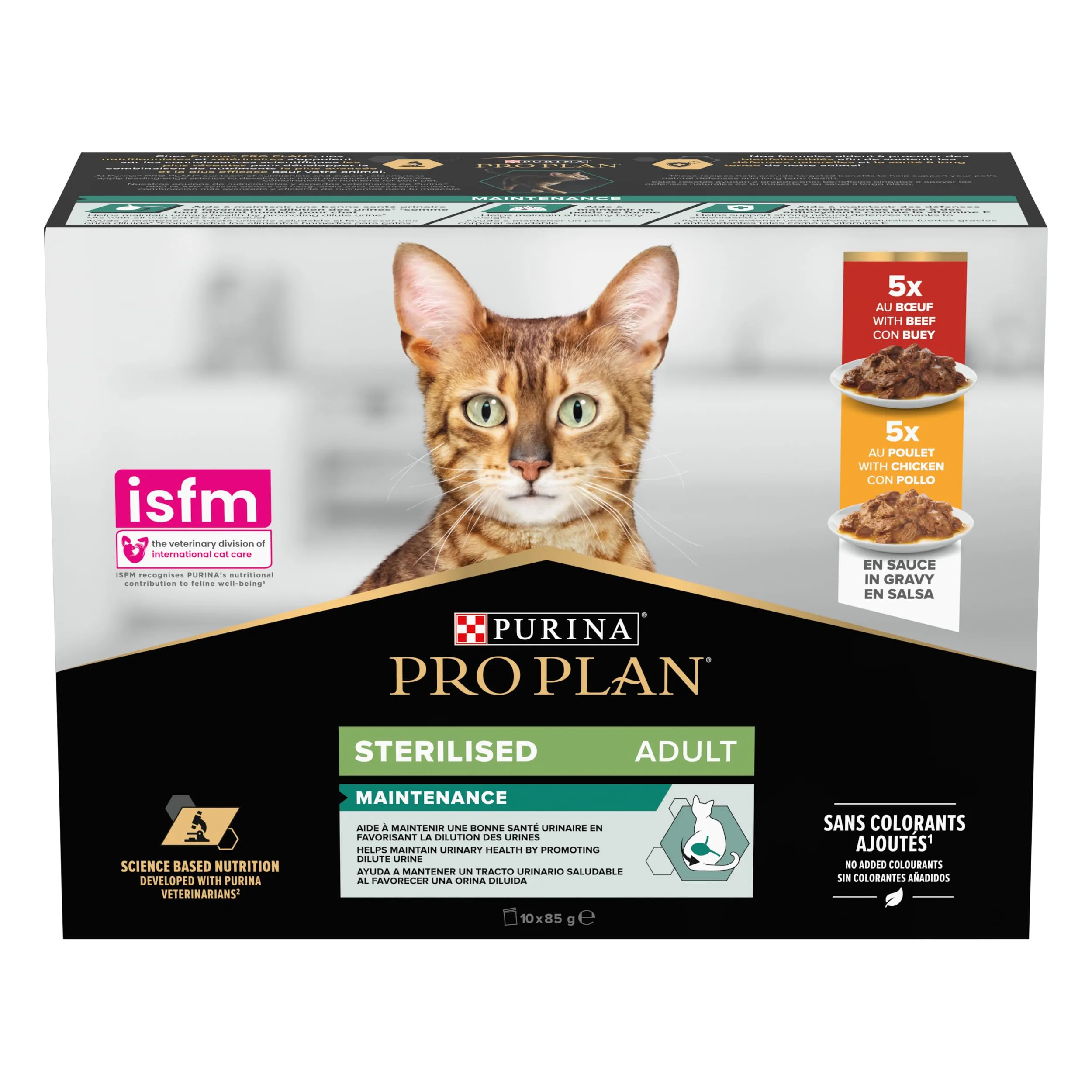 PRO PLAN Adulto Sterilizzato Manzo Pollo 10x85g - immagine 2