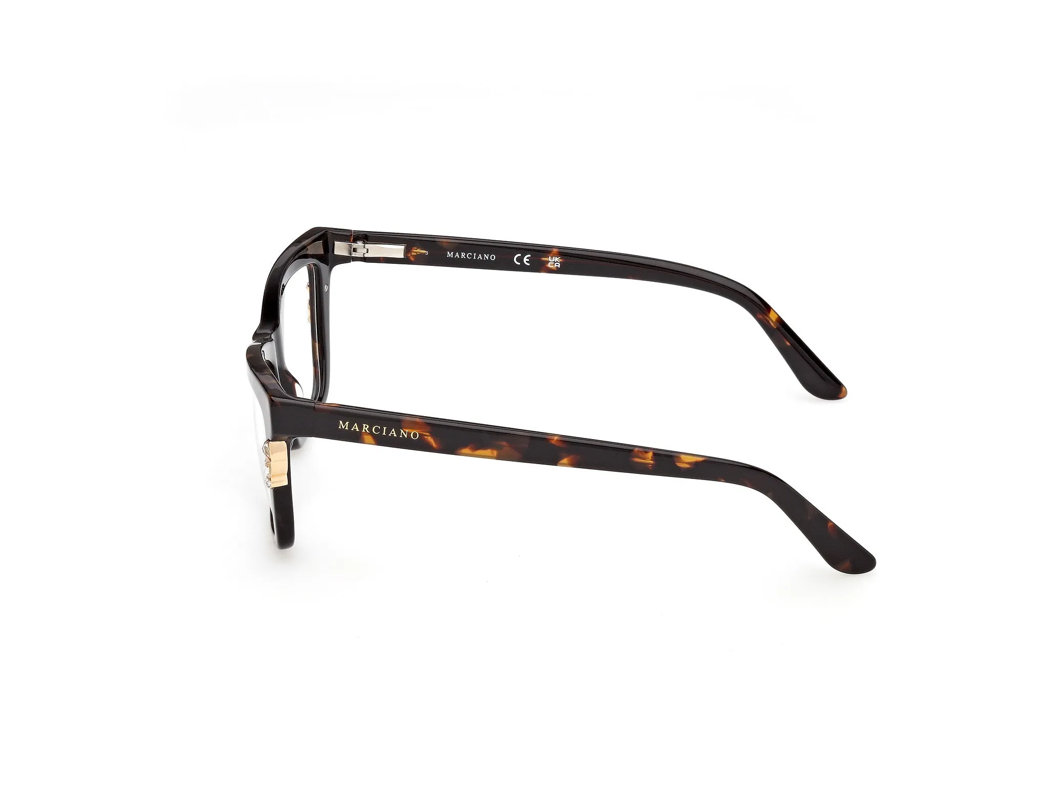 Guess by Marciano GM50048 52 Montature da vista Acetato Havana Squadrata Normale - immagine 3