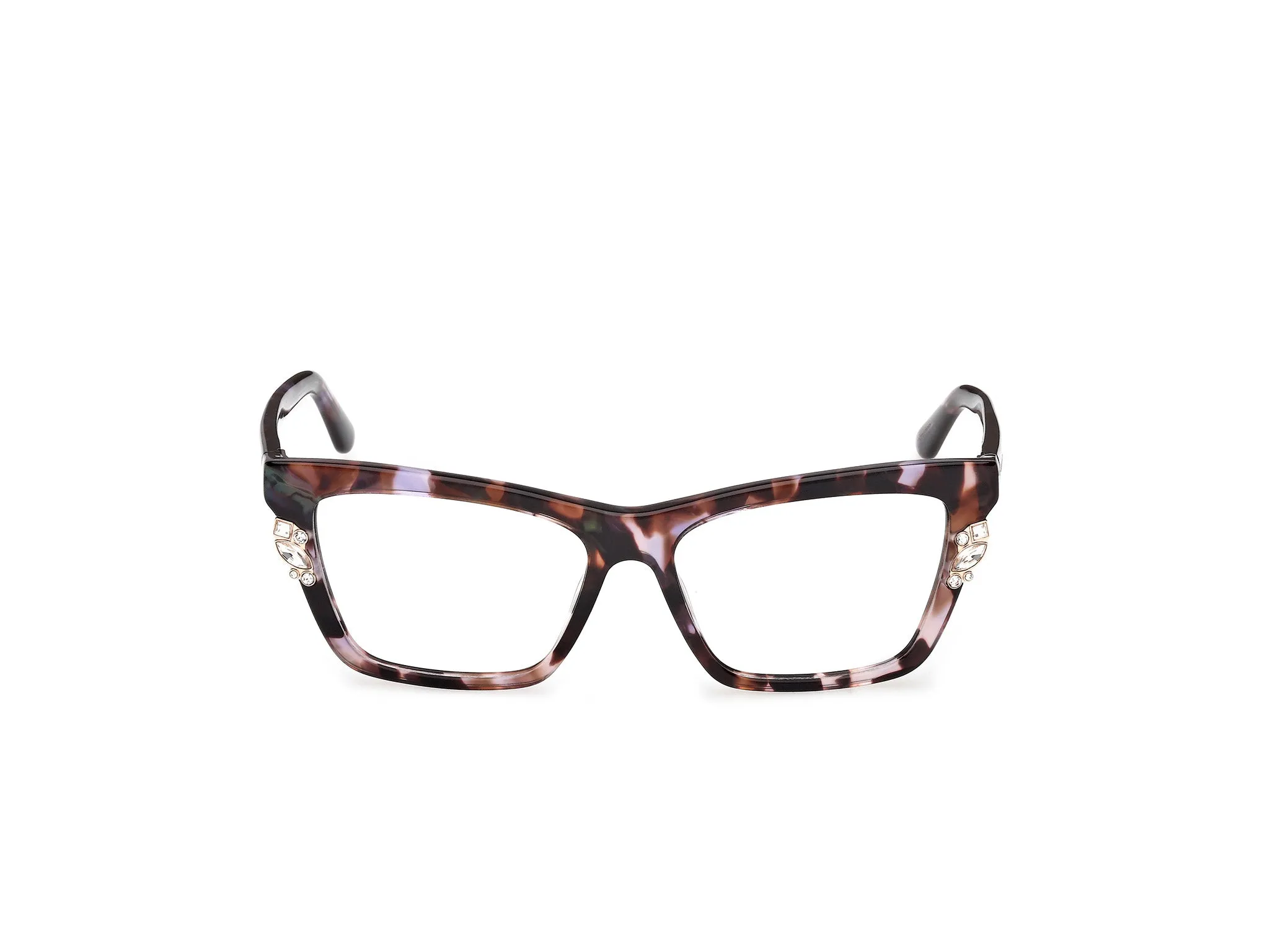Guess by Marciano GM50048 83 Montature da vista Acetato Havana Squadrata Normale - immagine 2