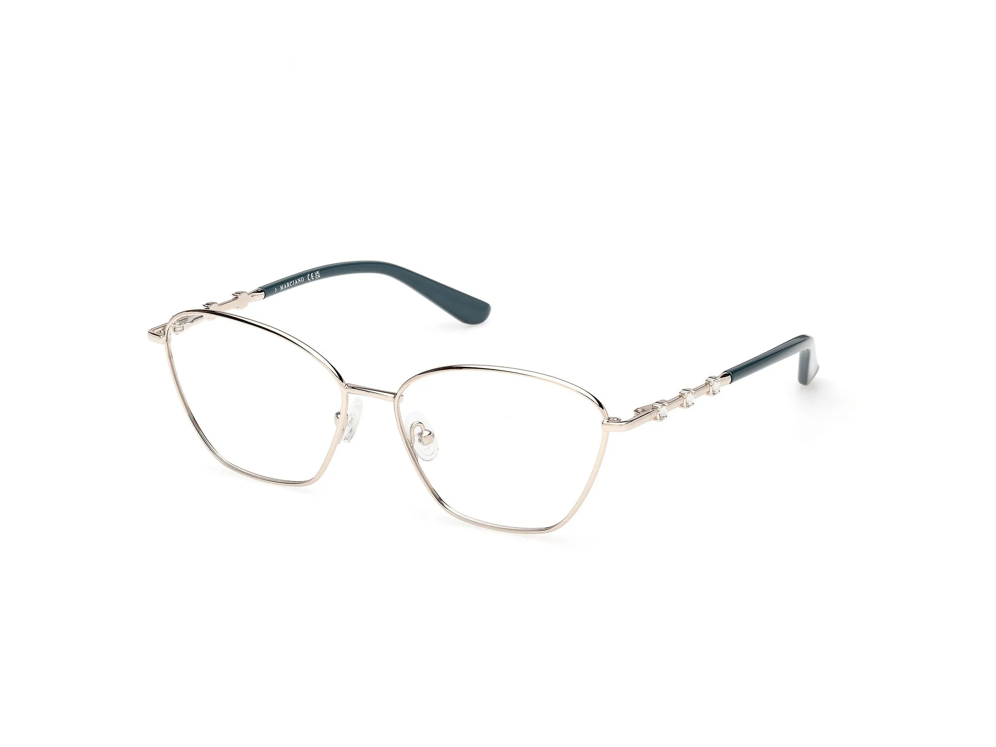 Guess by Marciano GM50045 33 Montature da vista Metallo Oro Cat Eye Normale - immagine 1