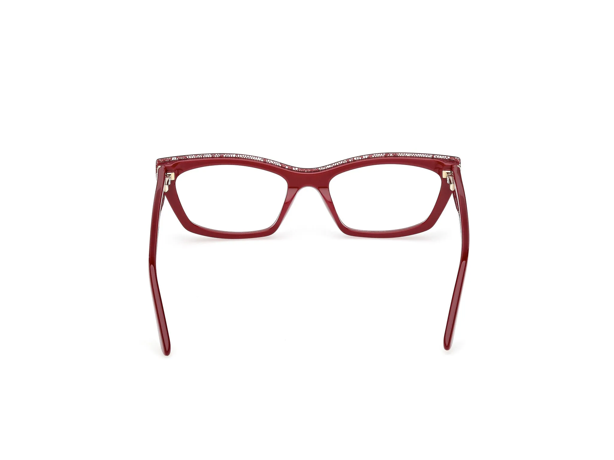 Guess by Marciano GM50043 71 Montature da vista Acetato Bordeaux Squadrata Normale - immagine 4