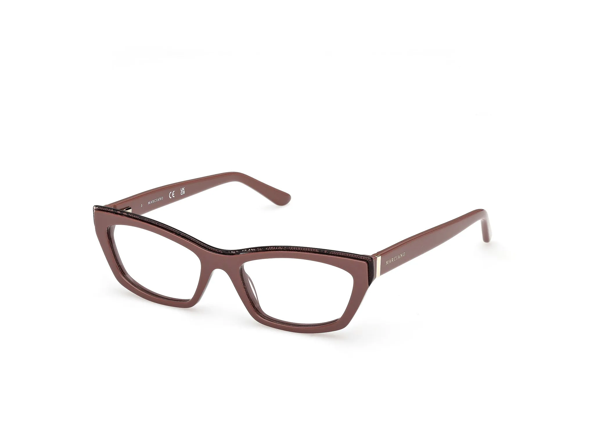 Guess by Marciano GM50043 59 Montature da vista Acetato Beige Squadrata Normale - immagine 1