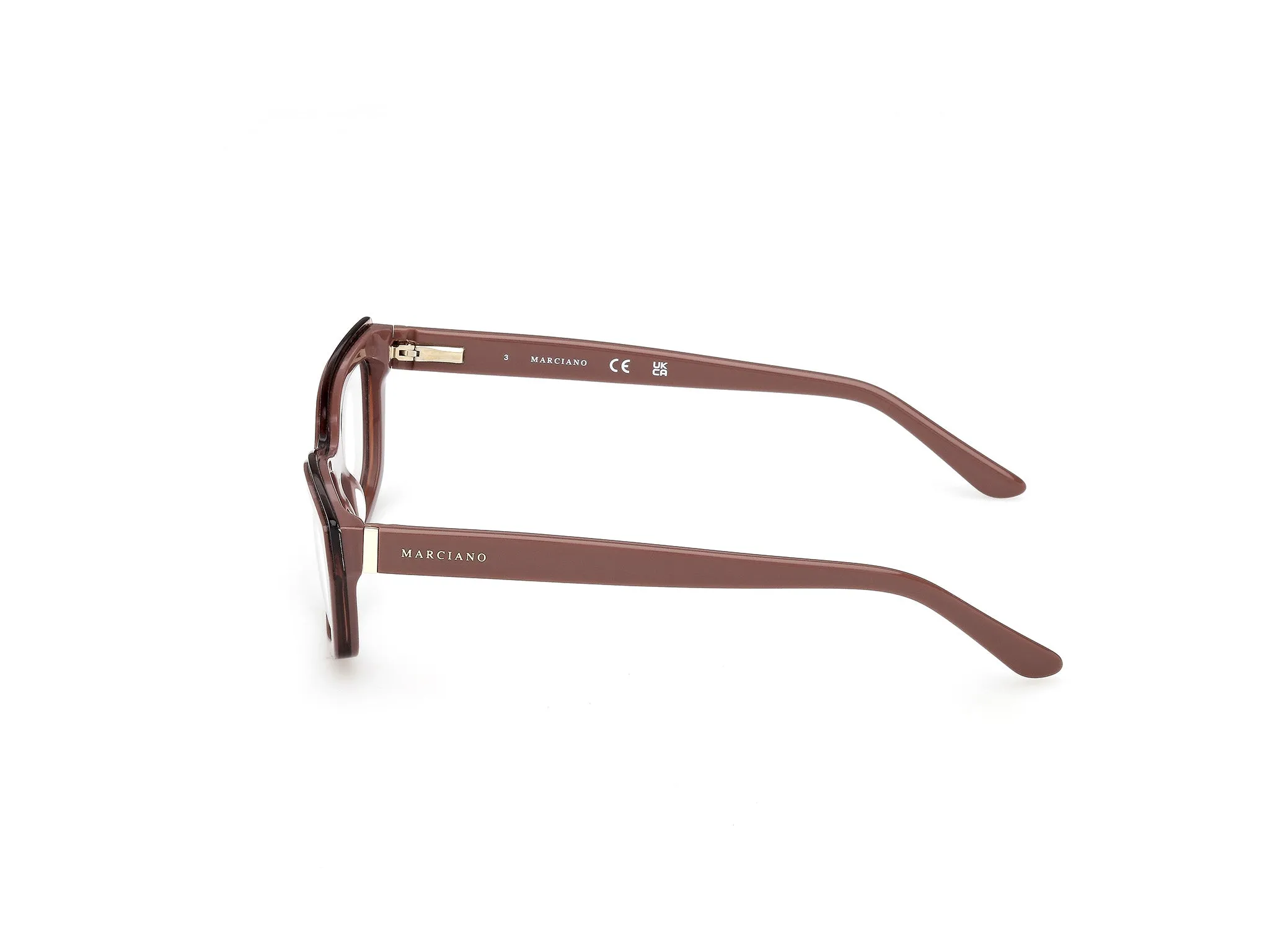 Guess by Marciano GM50043 59 Montature da vista Acetato Beige Squadrata Normale - immagine 3