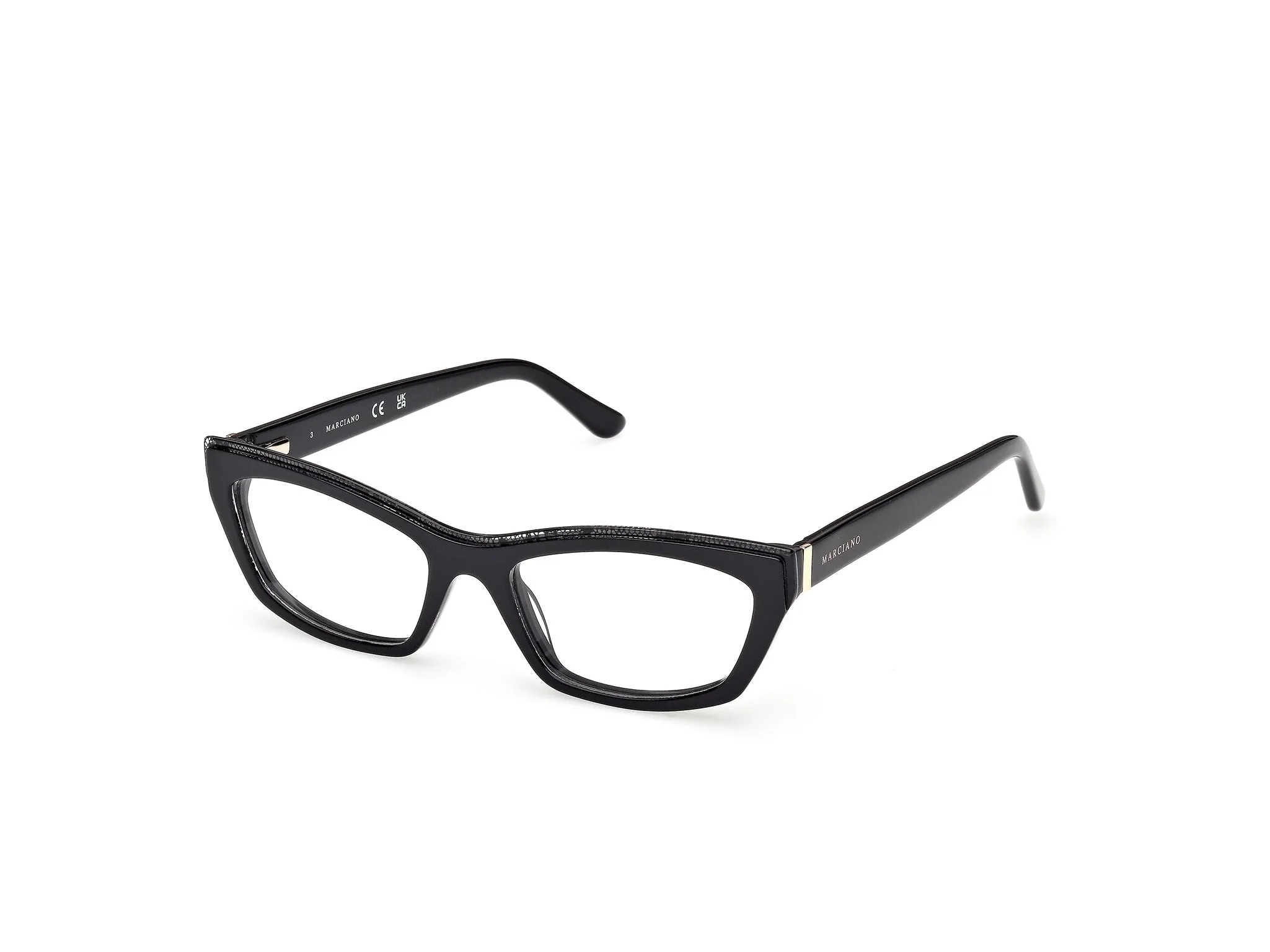 Guess by Marciano GM50043 1 Montature da vista Acetato Nero Squadrata Normale - immagine 1