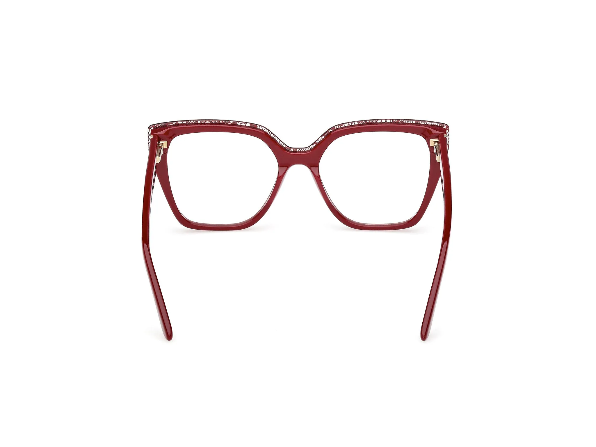 Guess by Marciano GM50042 71 Montature da vista Acetato Bordeaux Squadrata Normale - immagine 4