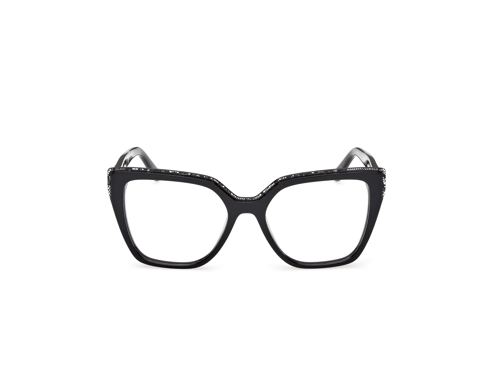 Guess by Marciano GM50042 1 Montature da vista Acetato Nero Squadrata Normale - immagine 2