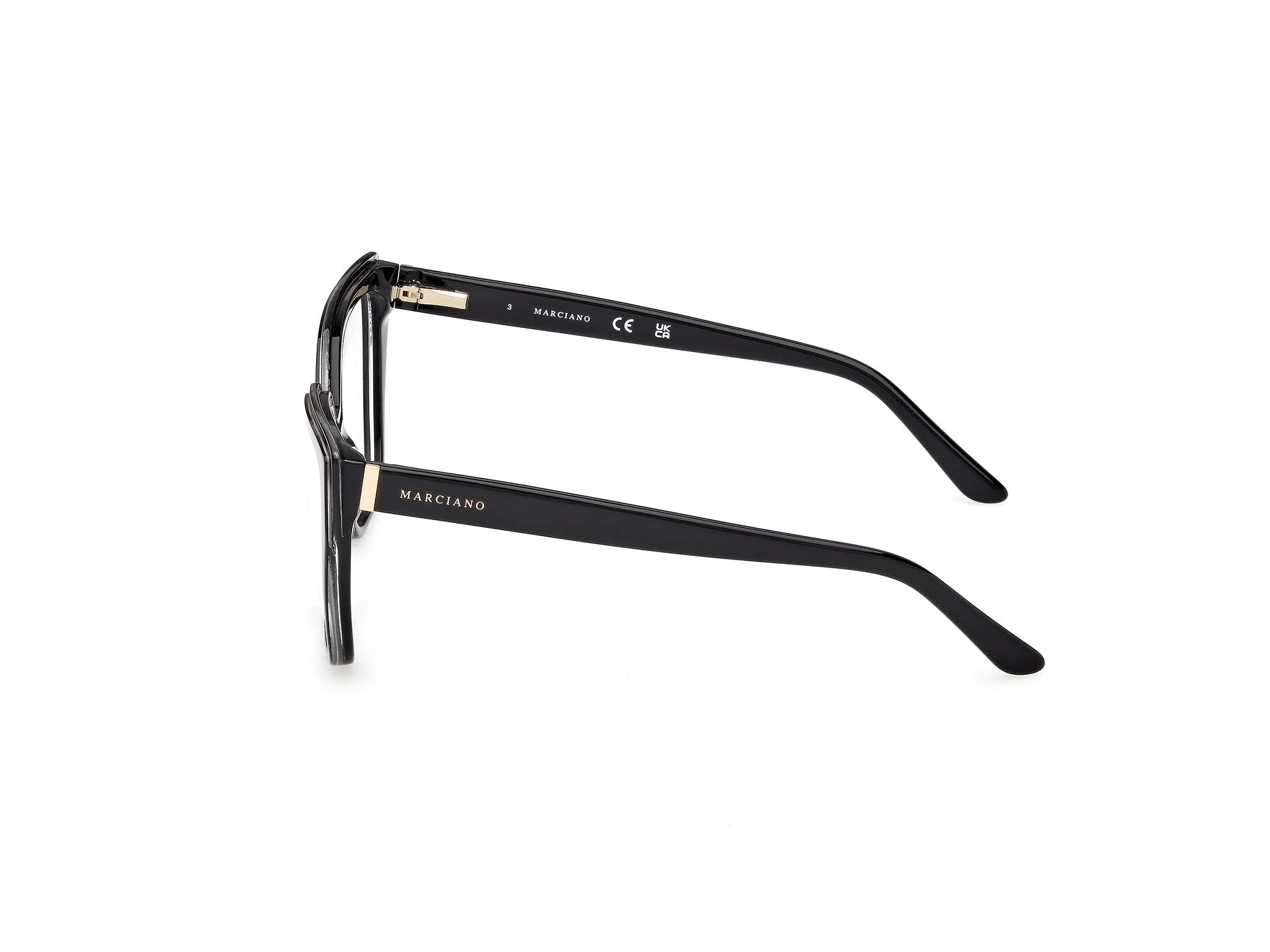 Guess by Marciano GM50042 1 Montature da vista Acetato Nero Squadrata Normale - immagine 3