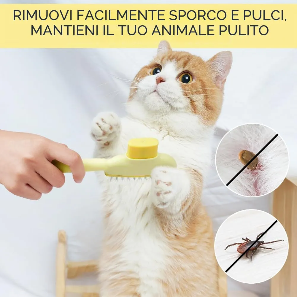 OFFCUP Pettine per Animali Domestici, Pettine per Pulci per Gatti Cane - immagine 5