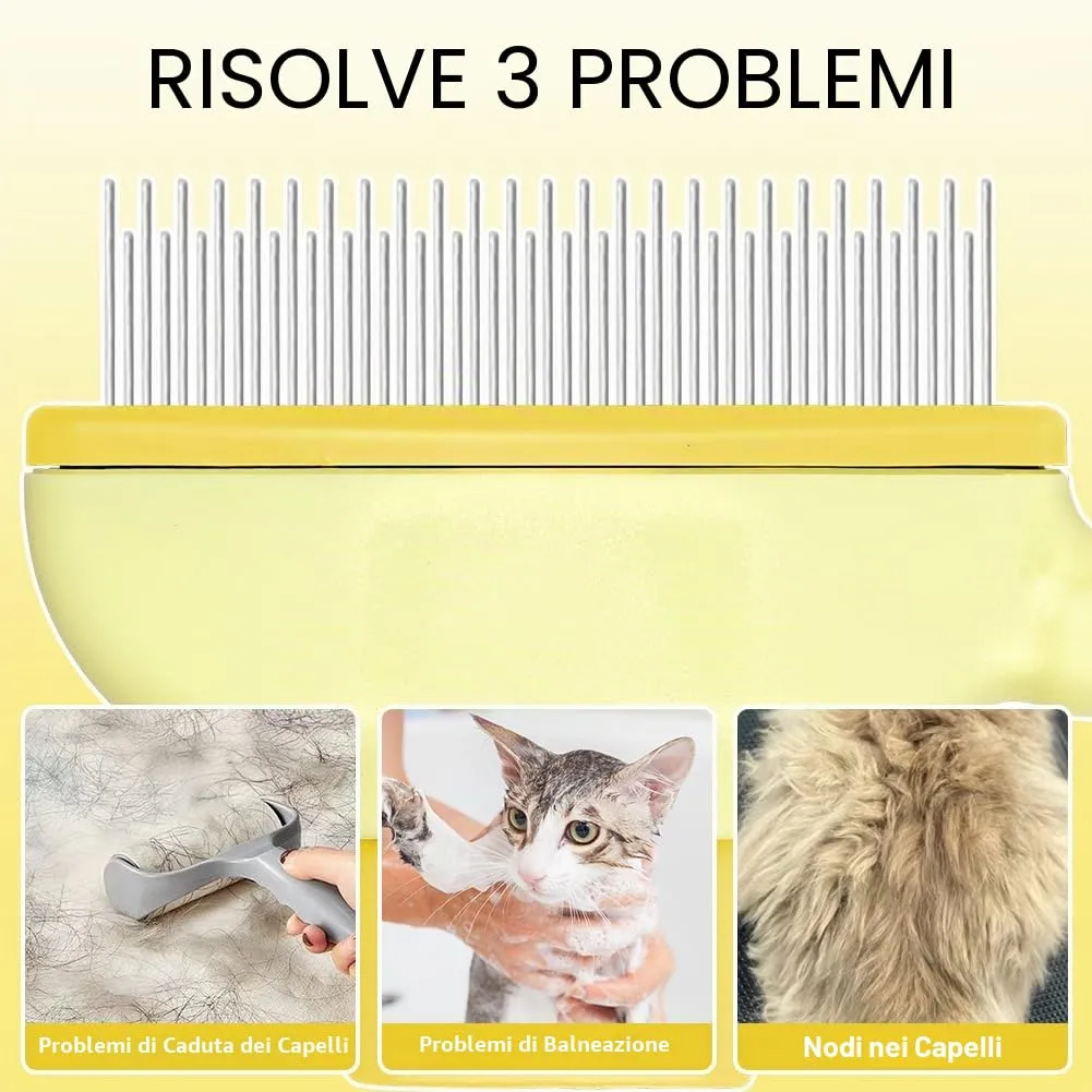 OFFCUP Pettine per Animali Domestici, Pettine per Pulci per Gatti Cane - immagine 7