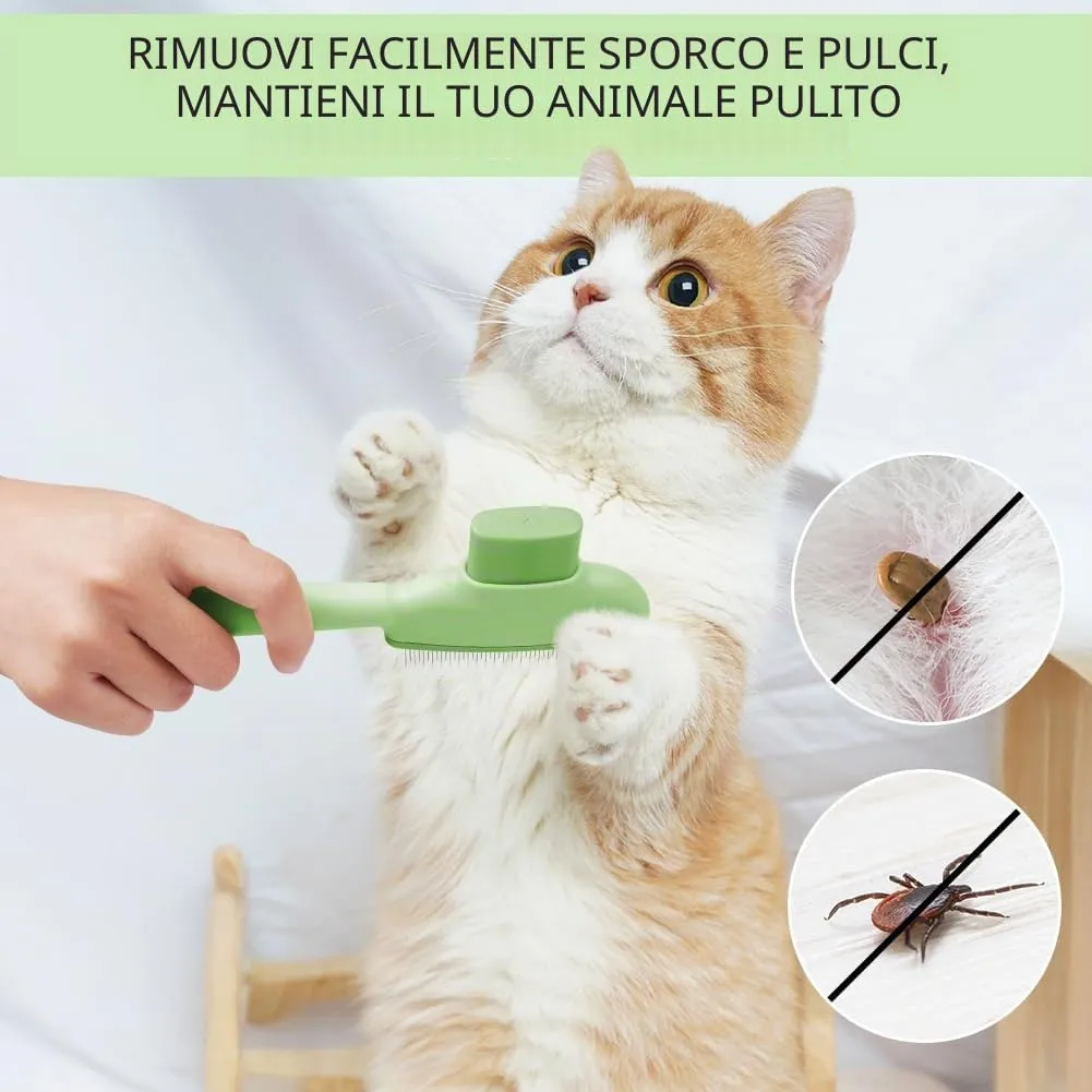 OFFCUP Pettine per Animali Domestici, Pettine per Pulci per Gatti Cane - immagine 5