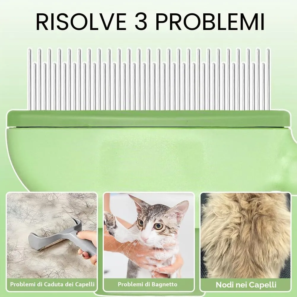 OFFCUP Pettine per Animali Domestici, Pettine per Pulci per Gatti Cane - immagine 7