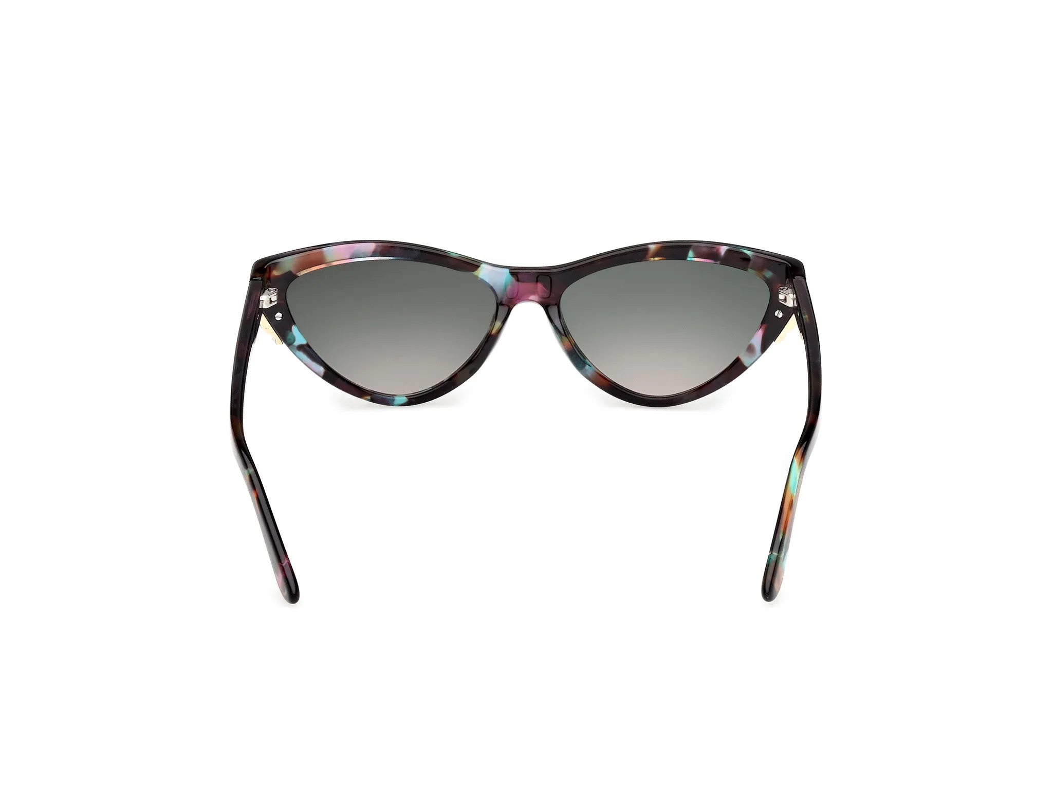 Guess by Marciano GM00031 98B Occhiali da sole Acetato Verde Fumo Cat Eye Normale - immagine 4