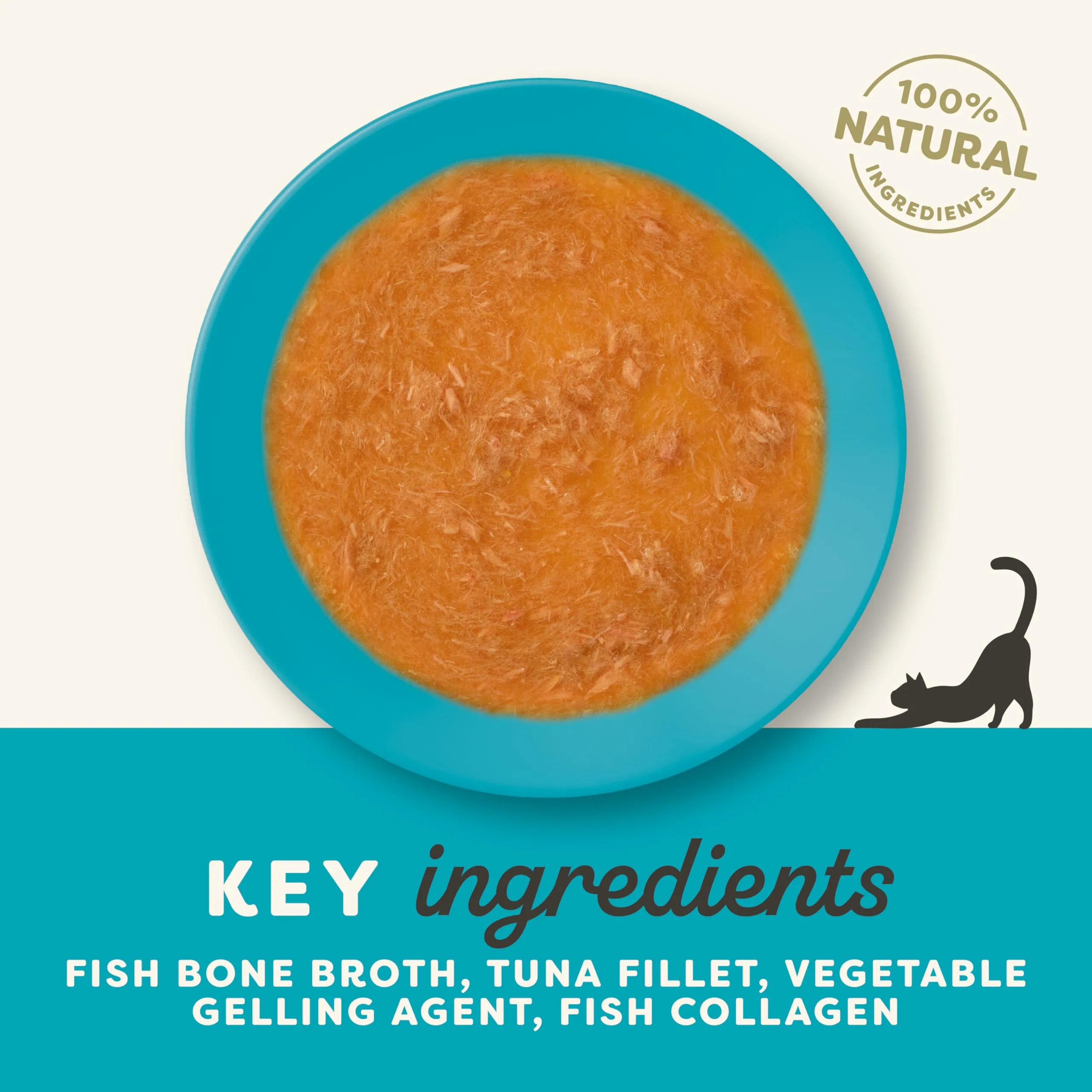 Applaws Cibo Umido per Gatti 100% Naturale – Topping di Brodo di Pesce con Tonno, in Bustine con Beccuccio da 85g - immagine 4