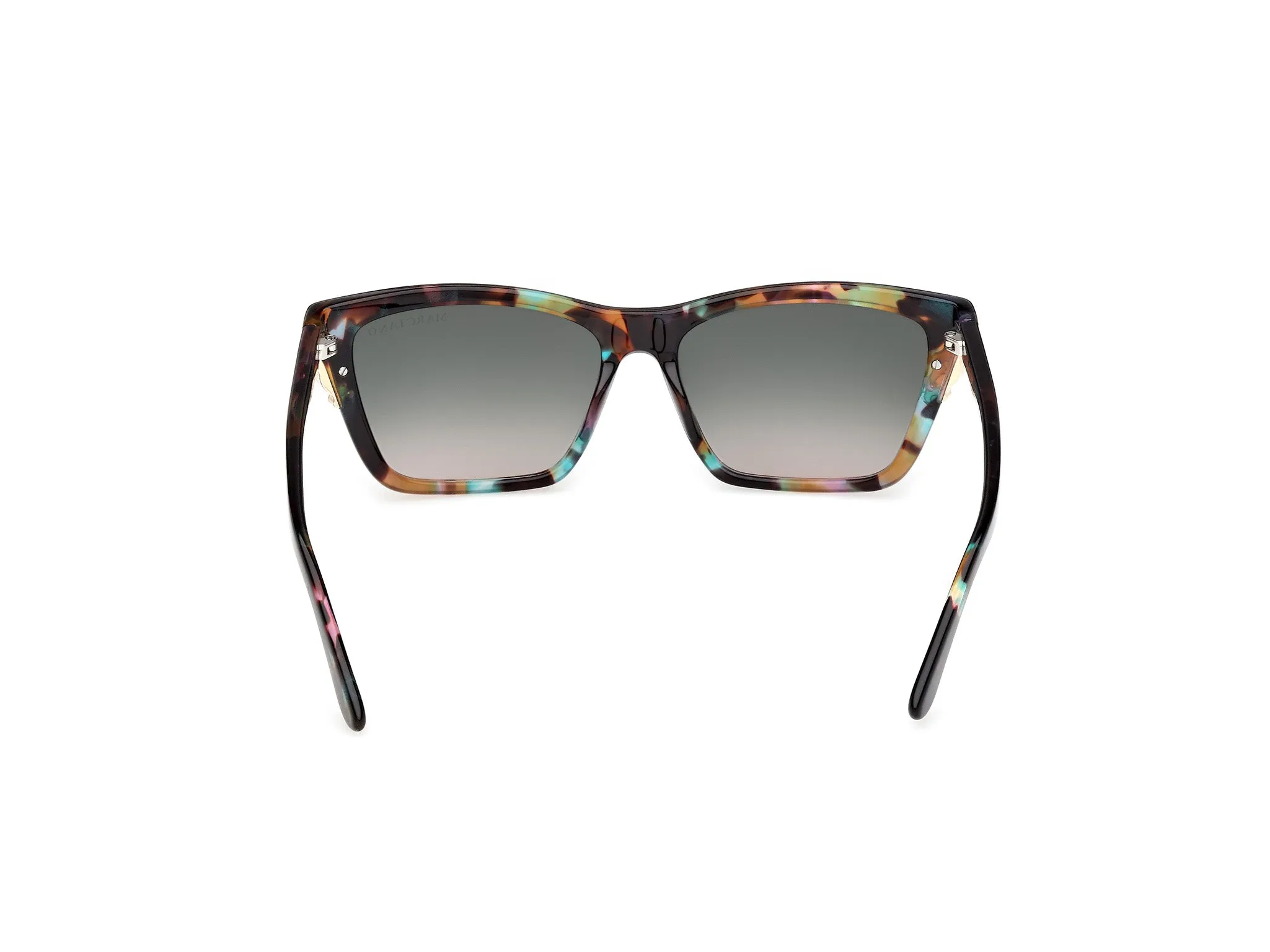 Guess by Marciano GM00030 98B Occhiali da sole Acetato Verde Fumo Squadrata Normale - immagine 4
