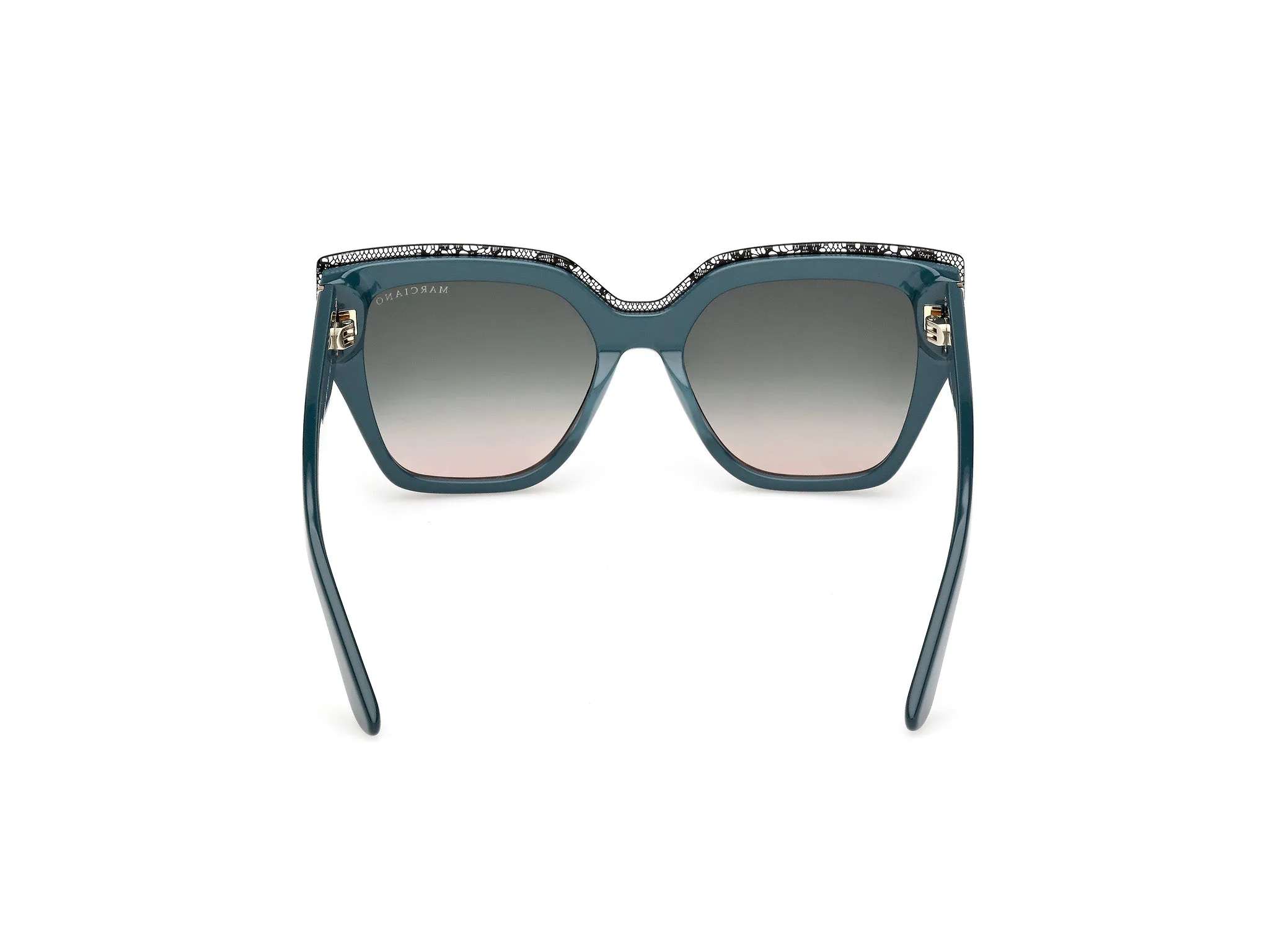 Guess by Marciano GM00029 89B Occhiali da sole Acetato Turchese Fumo Squadrata Normale - immagine 4