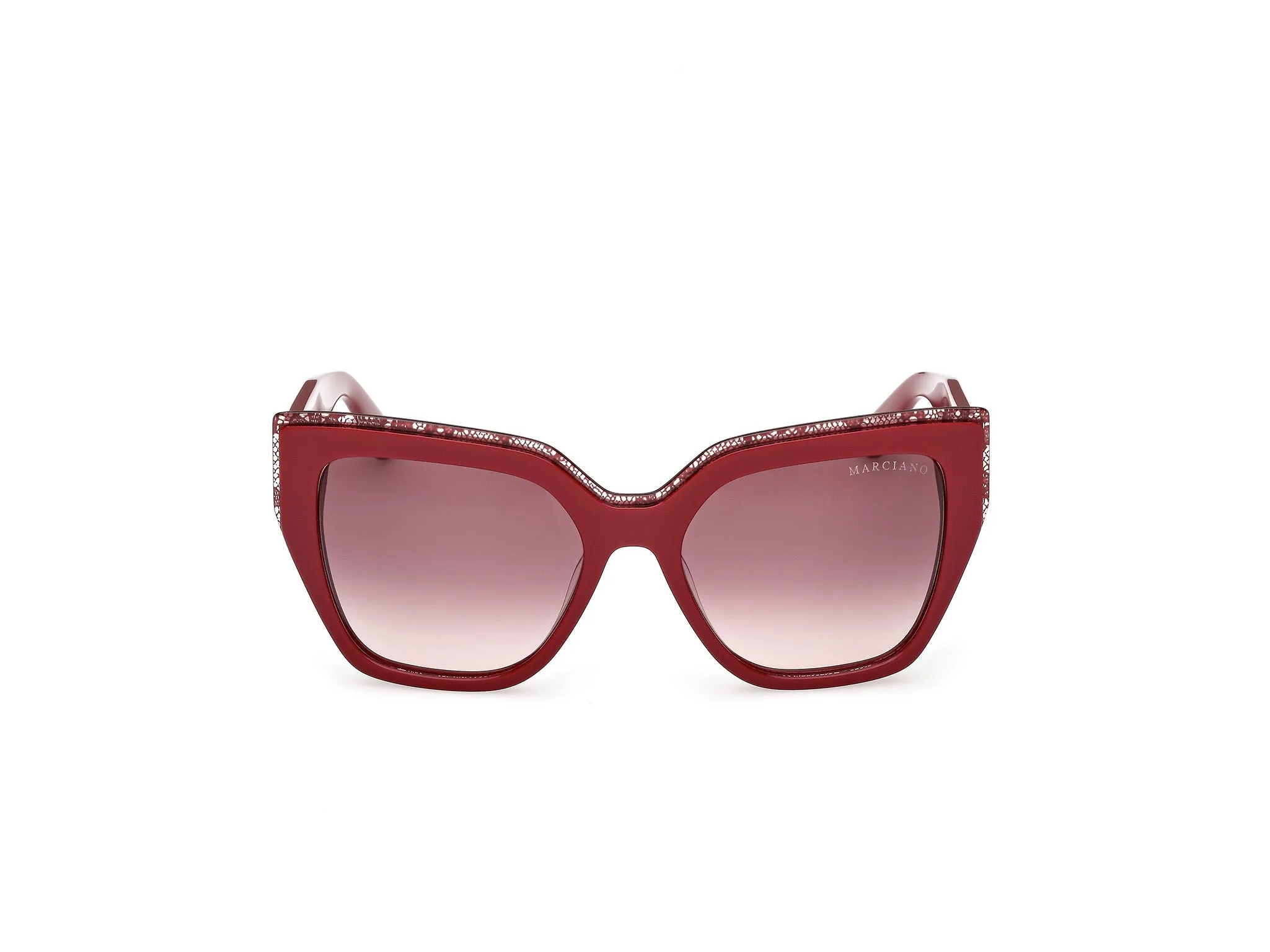 Guess by Marciano GM00029 71T Occhiali da sole Acetato Bordeaux Bordeaux Squadrata Normale - immagine 2