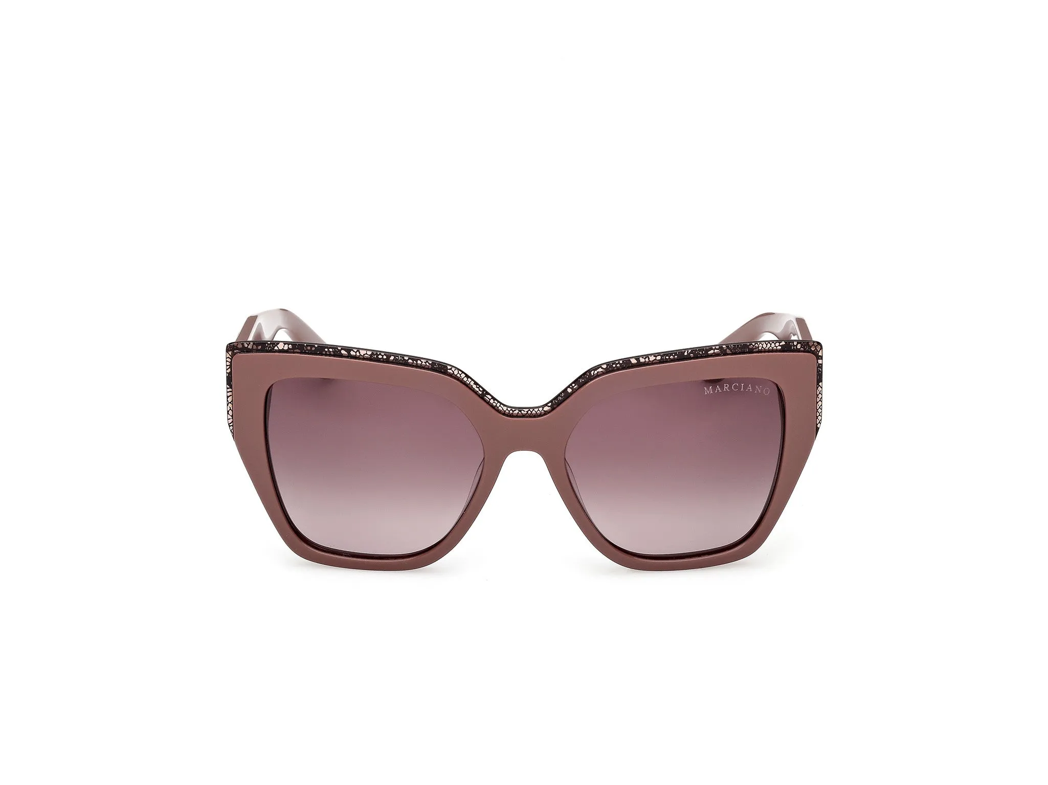 Guess by Marciano GM00029 59F Occhiali da sole Acetato Beige Marrone Squadrata Normale - immagine 2