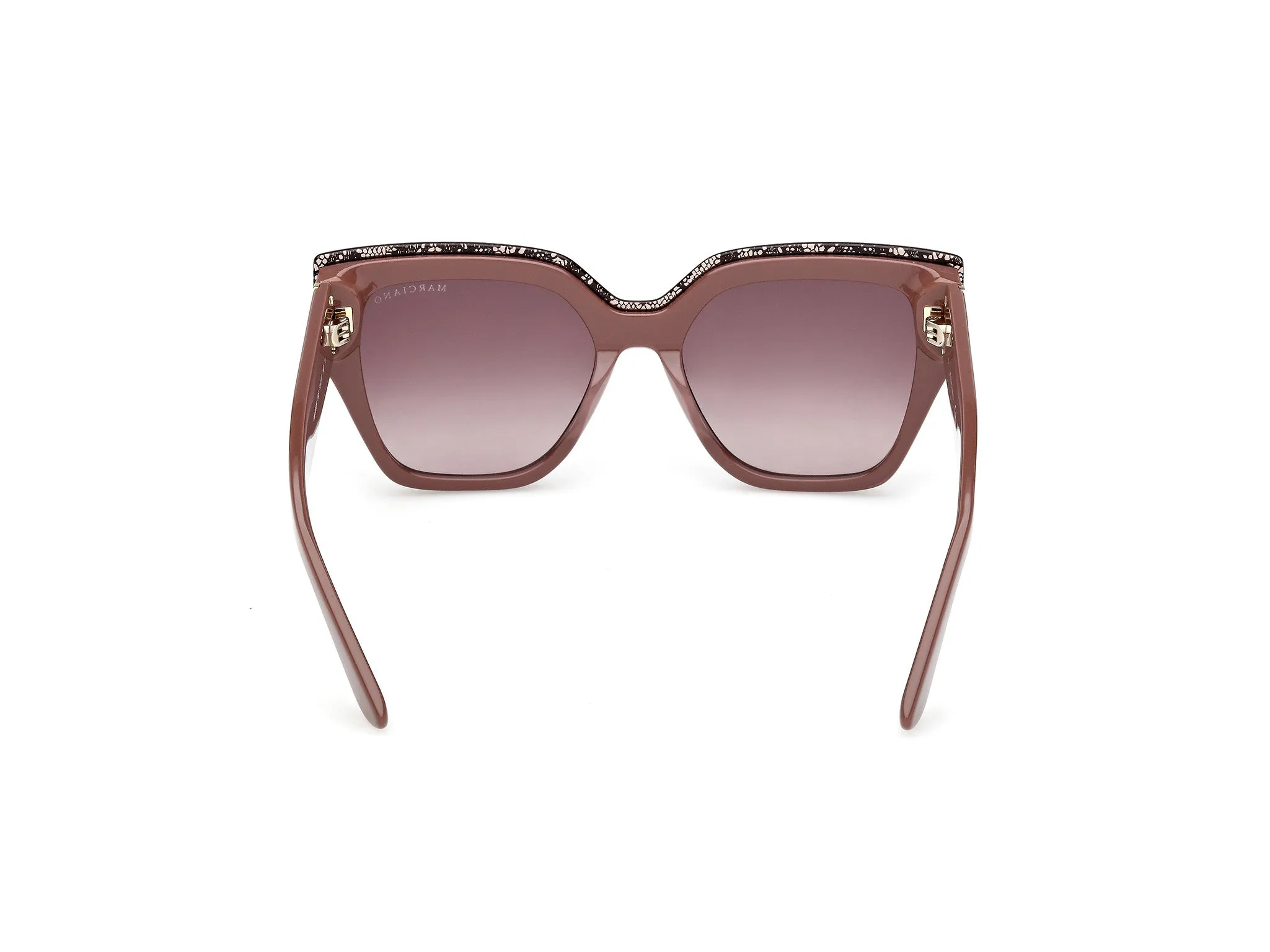 Guess by Marciano GM00029 59F Occhiali da sole Acetato Beige Marrone Squadrata Normale - immagine 4