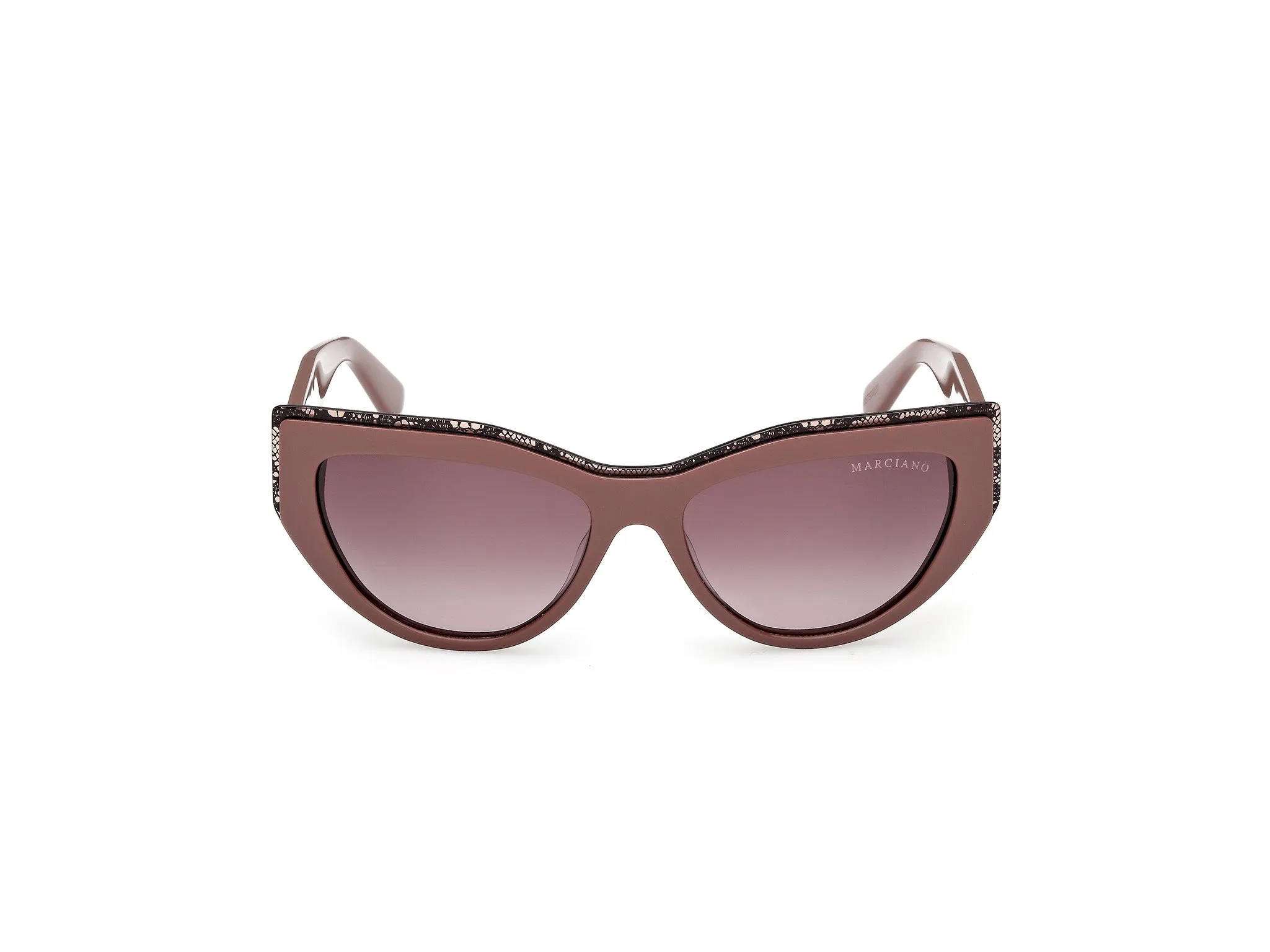 Guess by Marciano GM00028 59F Occhiali da sole Acetato Beige Marrone Cat Eye Normale - immagine 2