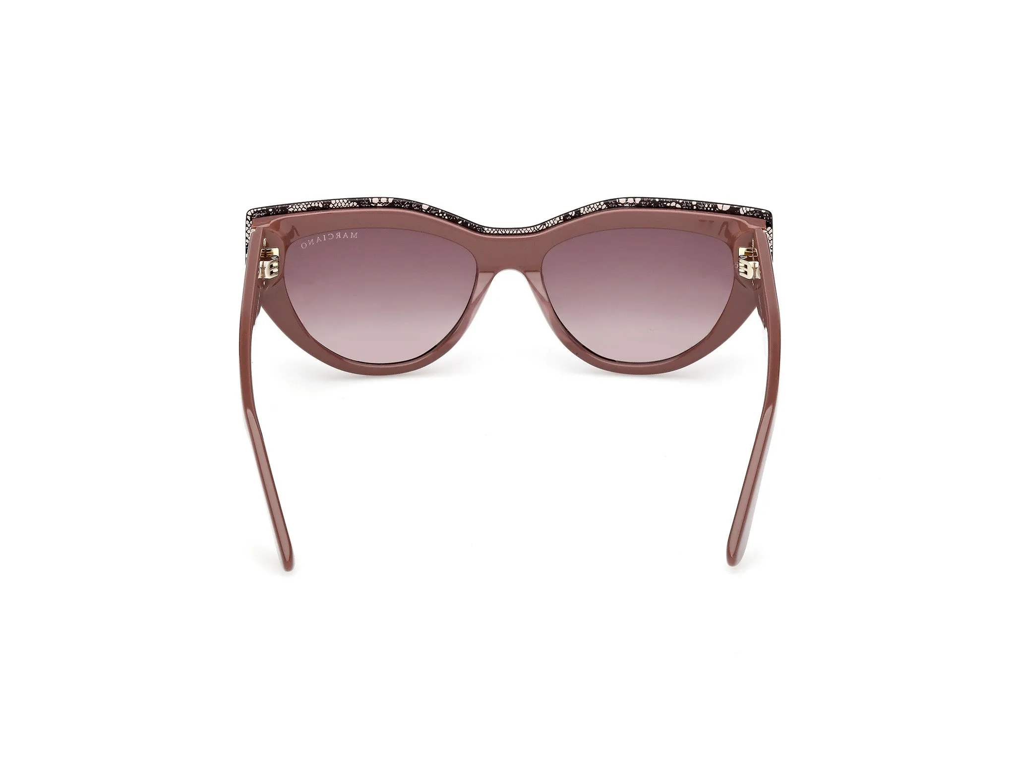 Guess by Marciano GM00028 59F Occhiali da sole Acetato Beige Marrone Cat Eye Normale - immagine 4