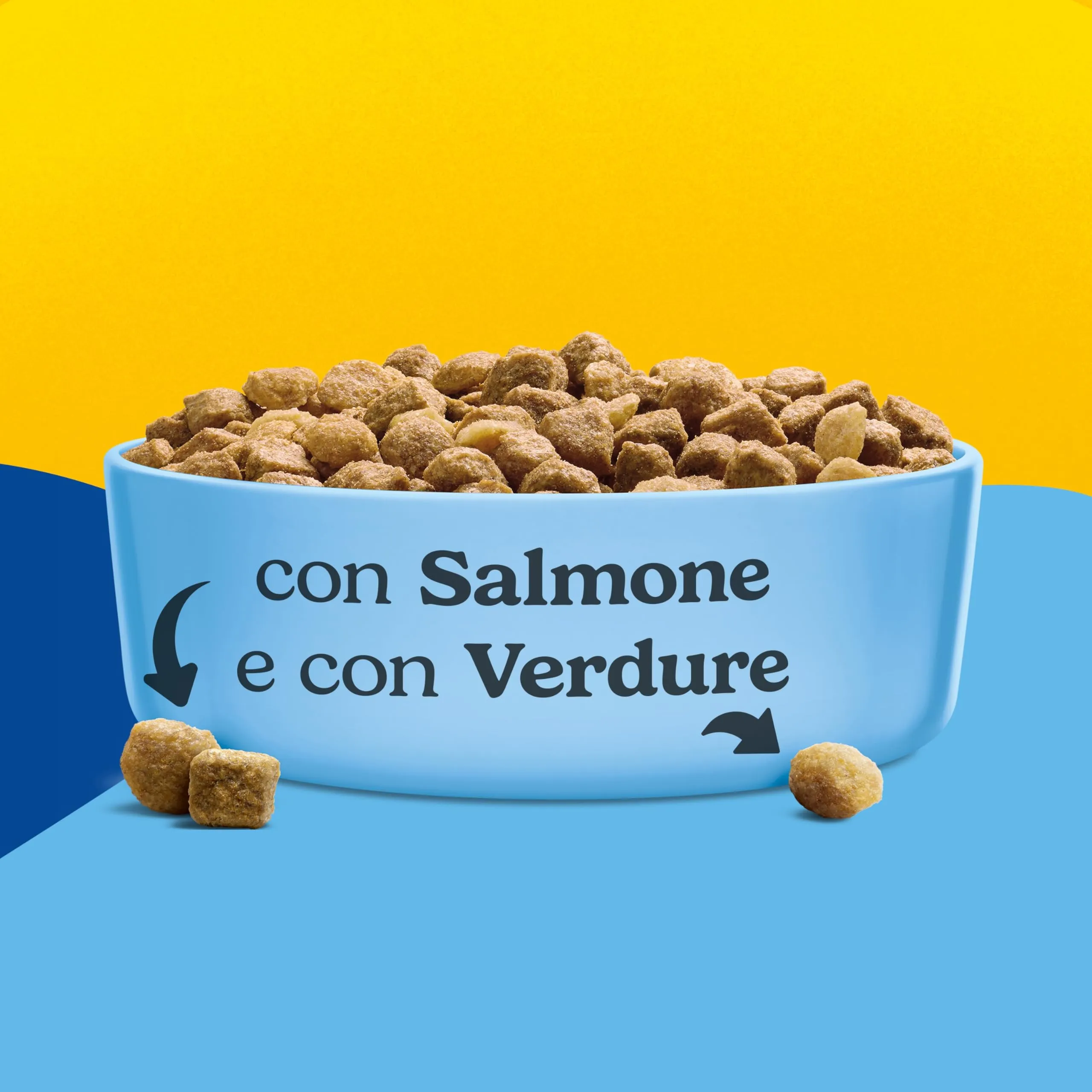 PURINA FRISKIES® Sterilized crocchette per gatti adulti sterilizzati con Salmone e con Verdure in 12 Confezioni da 375g - immagine 4