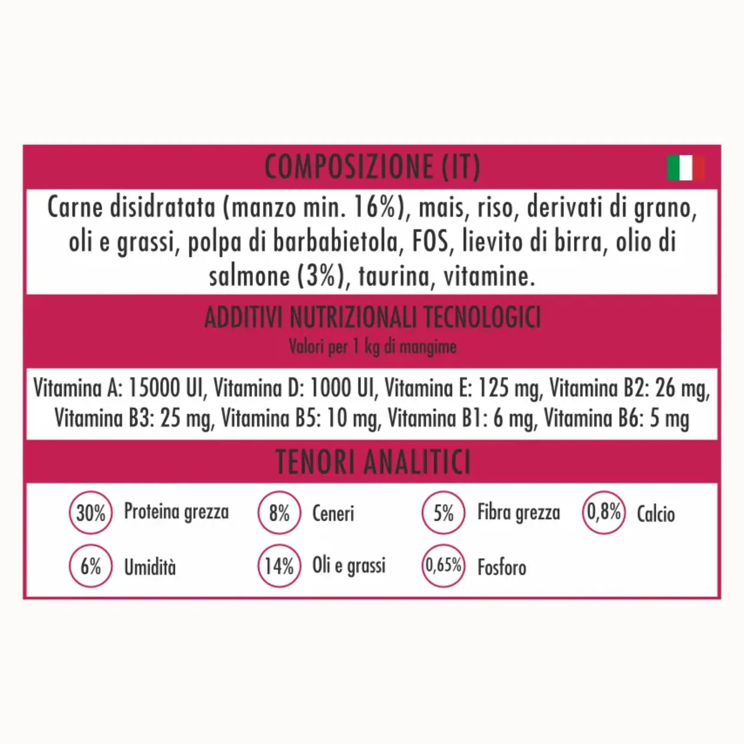 Pet's Garden Alfa Cats Crocchette per Gatti Gusto Manzo Alimento Cibo Secco per Gatti Adulti Sterilizzati Tutte le Razze Sacco da 2 KG Prodotto Italiano - immagine 2