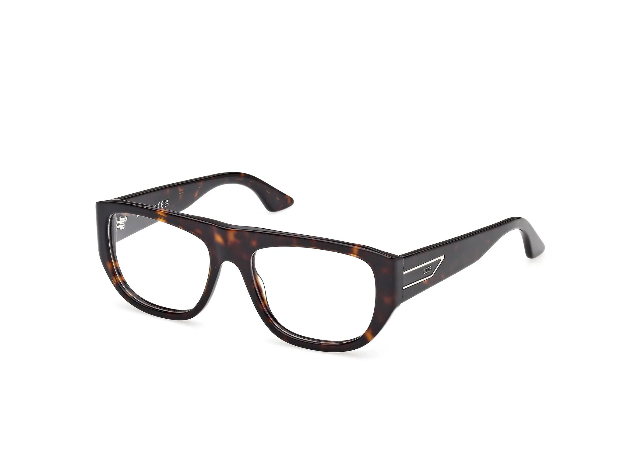 GCDS GD5048 52 Montature da vista Acetato Havana Squadrata Normale - immagine 1