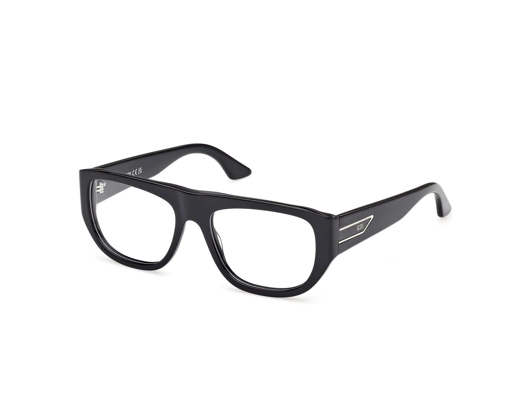 GCDS GD5048 1 Montature da vista Acetato Nero Squadrata Normale - immagine 1