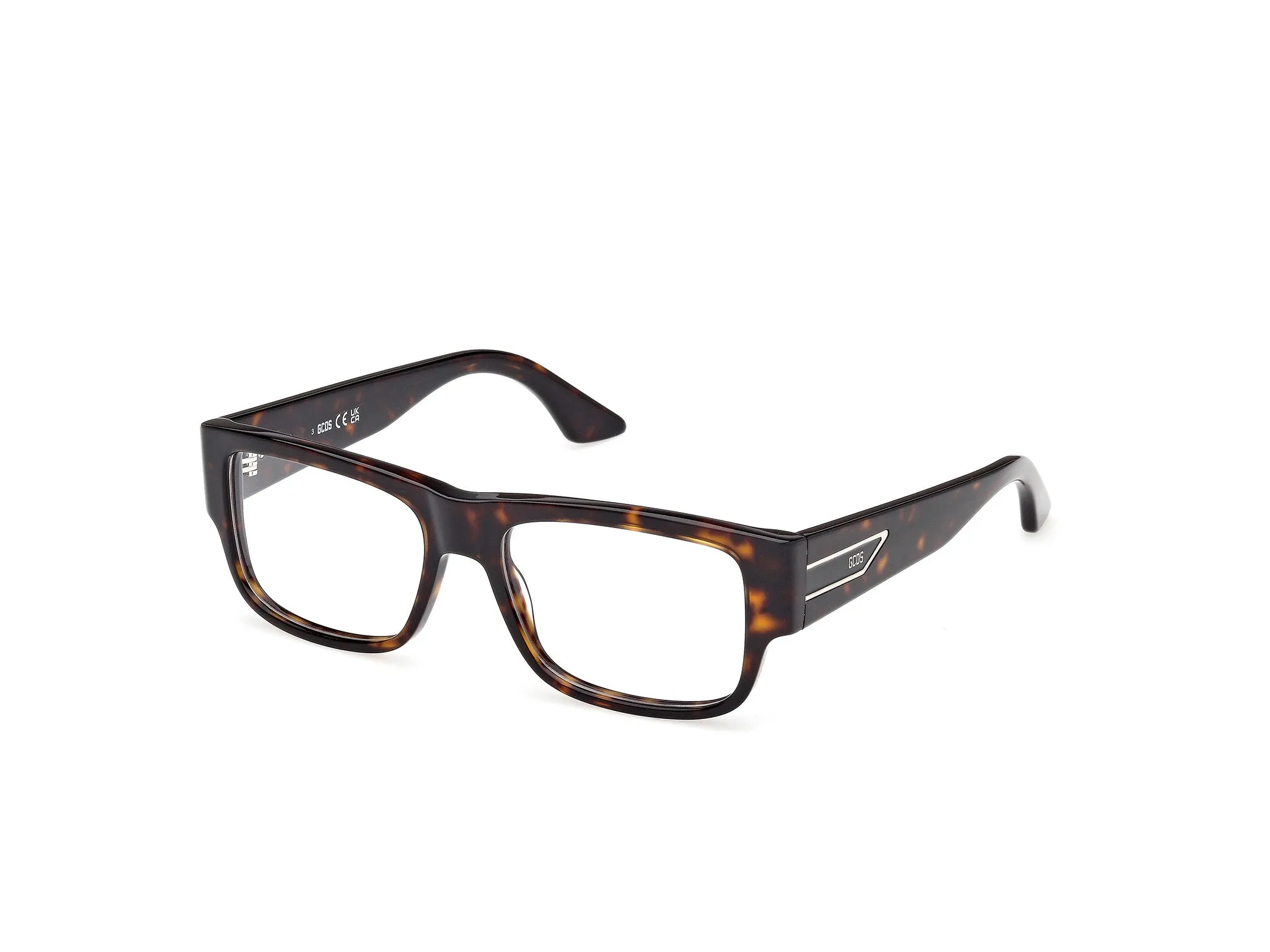 GCDS GD5047 52 Montature da vista Acetato Havana Squadrata Normale - immagine 1