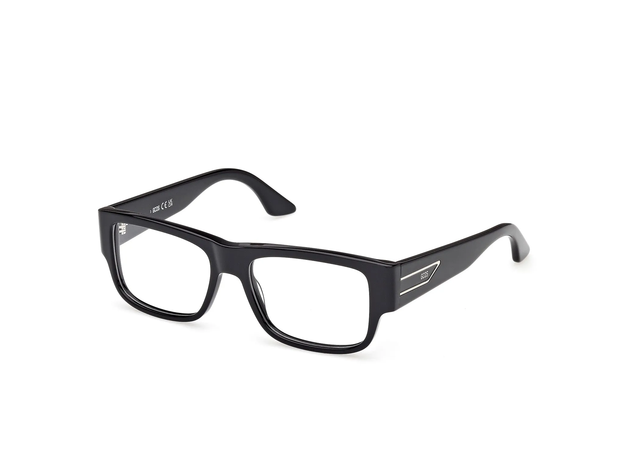 GCDS GD5047 1 Montature da vista Acetato Nero Squadrata Normale - immagine 1