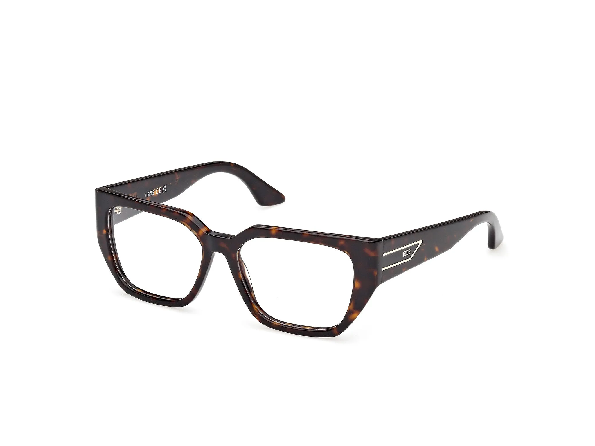GCDS GD5046 52 Montature da vista Acetato Havana Cat Eye Normale - immagine 1